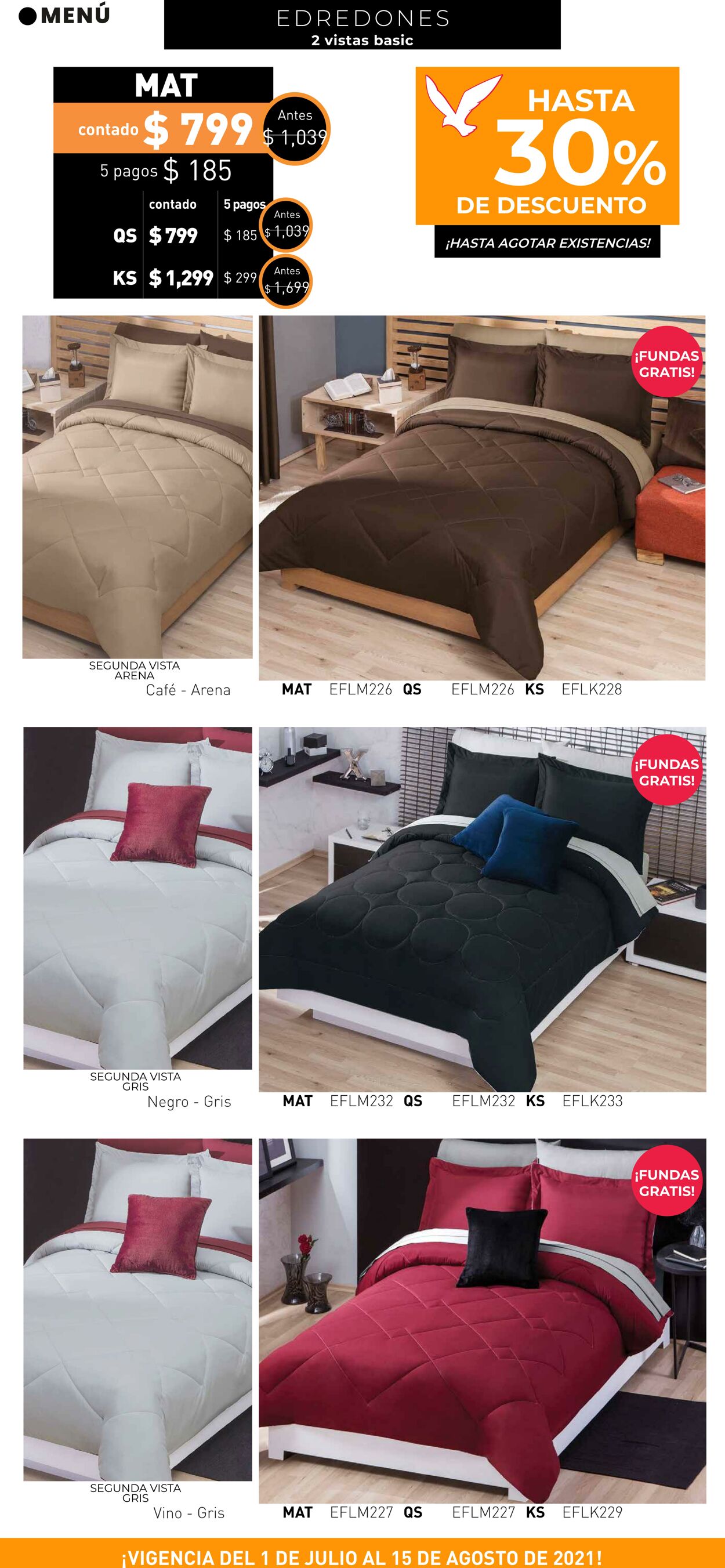 Catálogo Colchas Concord 01.07.2021 - 15.08.2021