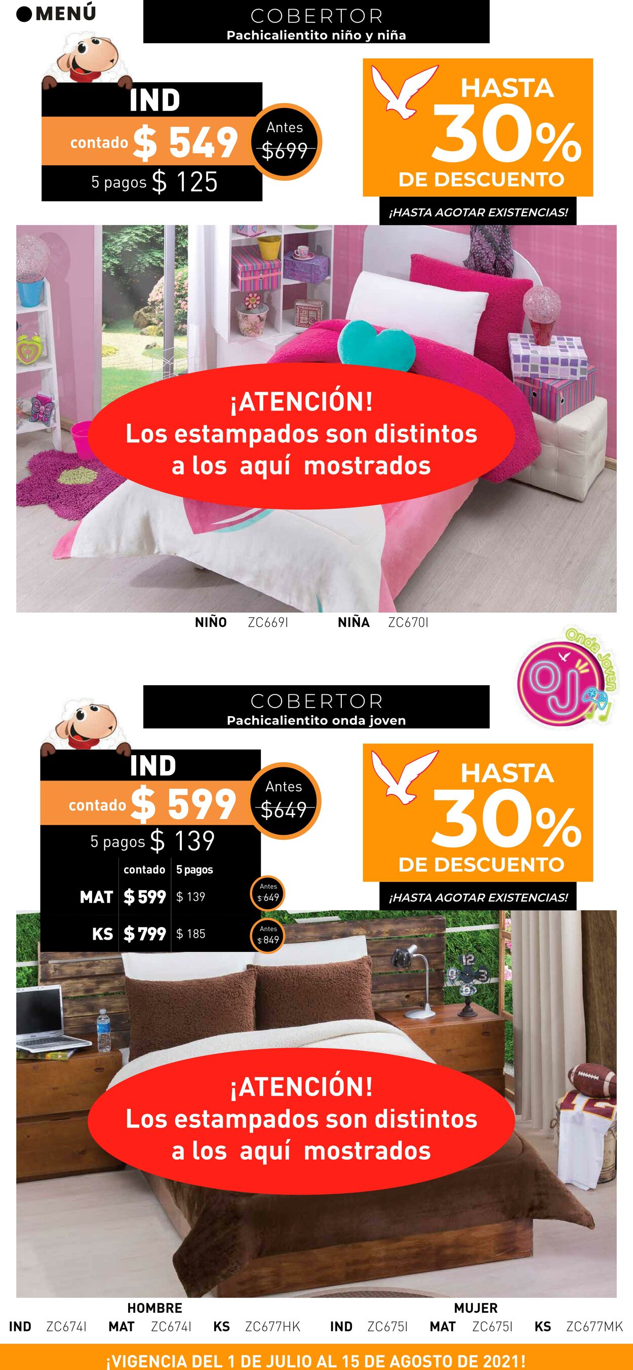 Catálogo Colchas Concord 01.07.2021 - 15.08.2021