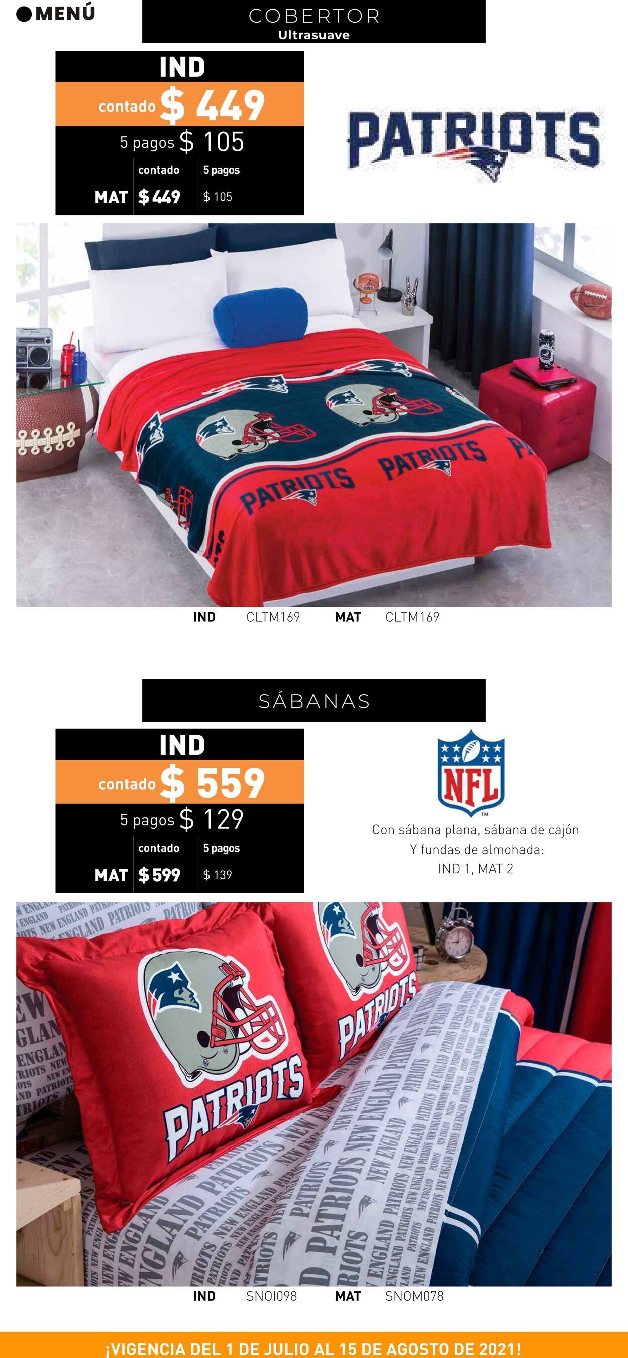 Catálogo Colchas Concord 01.07.2021 - 15.08.2021