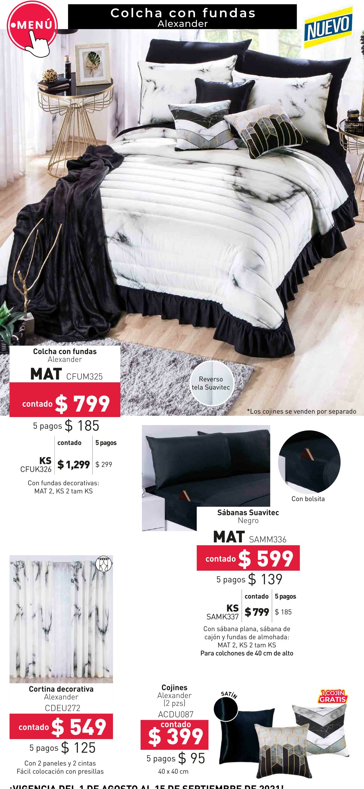 Catálogo Colchas Concord 01.08.2021 - 15.09.2021