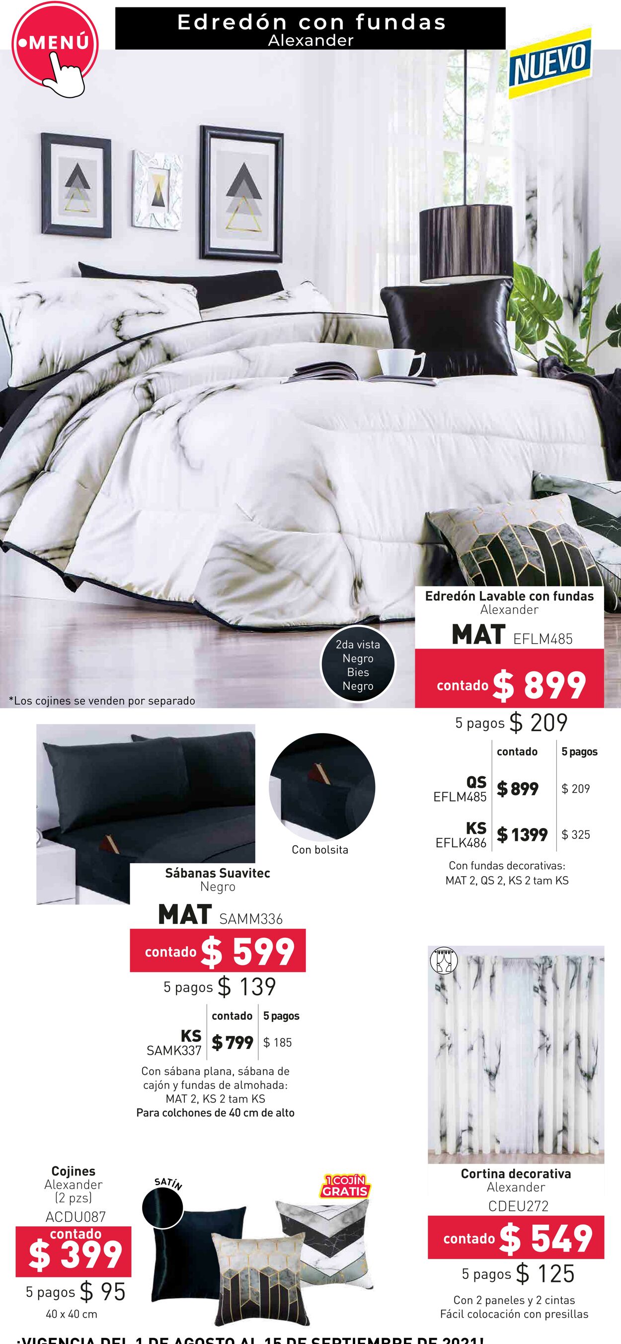 Catálogo Colchas Concord 01.08.2021 - 15.09.2021