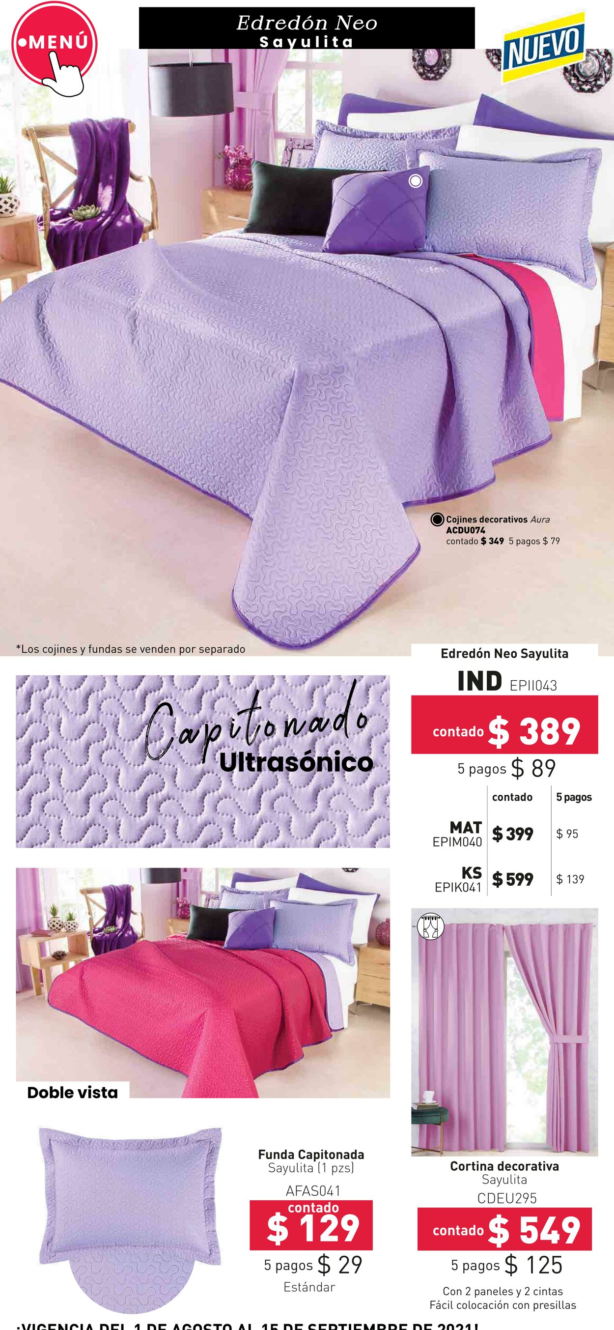 Catálogo Colchas Concord 01.08.2021 - 15.09.2021