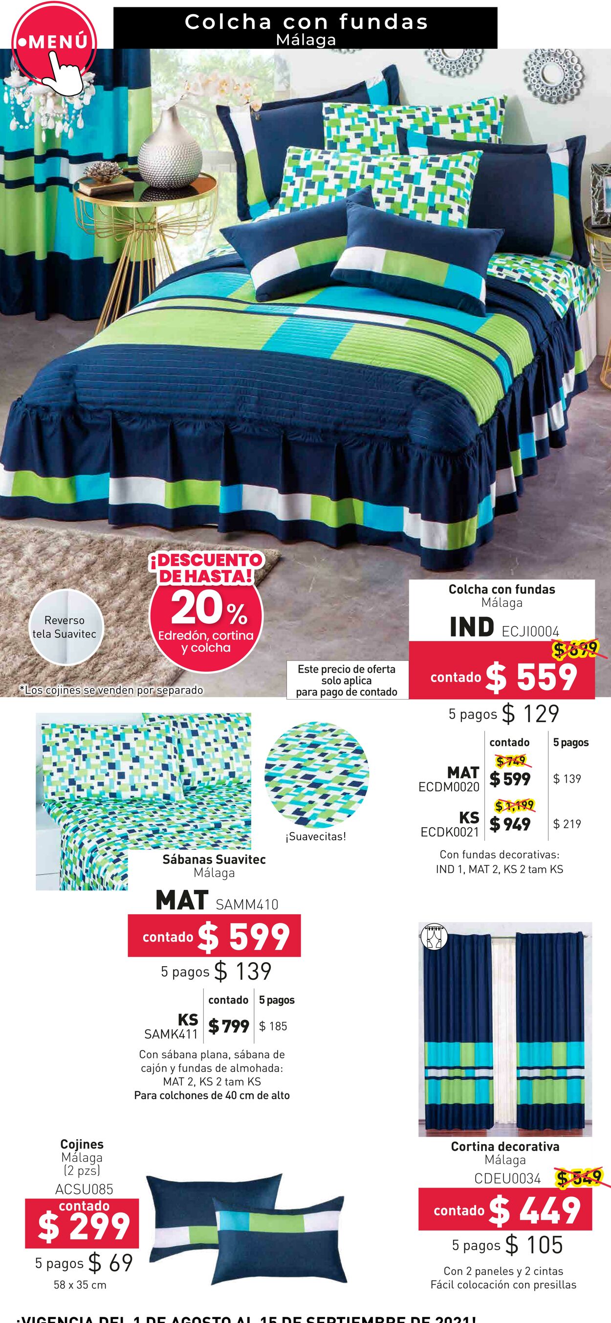 Catálogo Colchas Concord 01.08.2021 - 15.09.2021