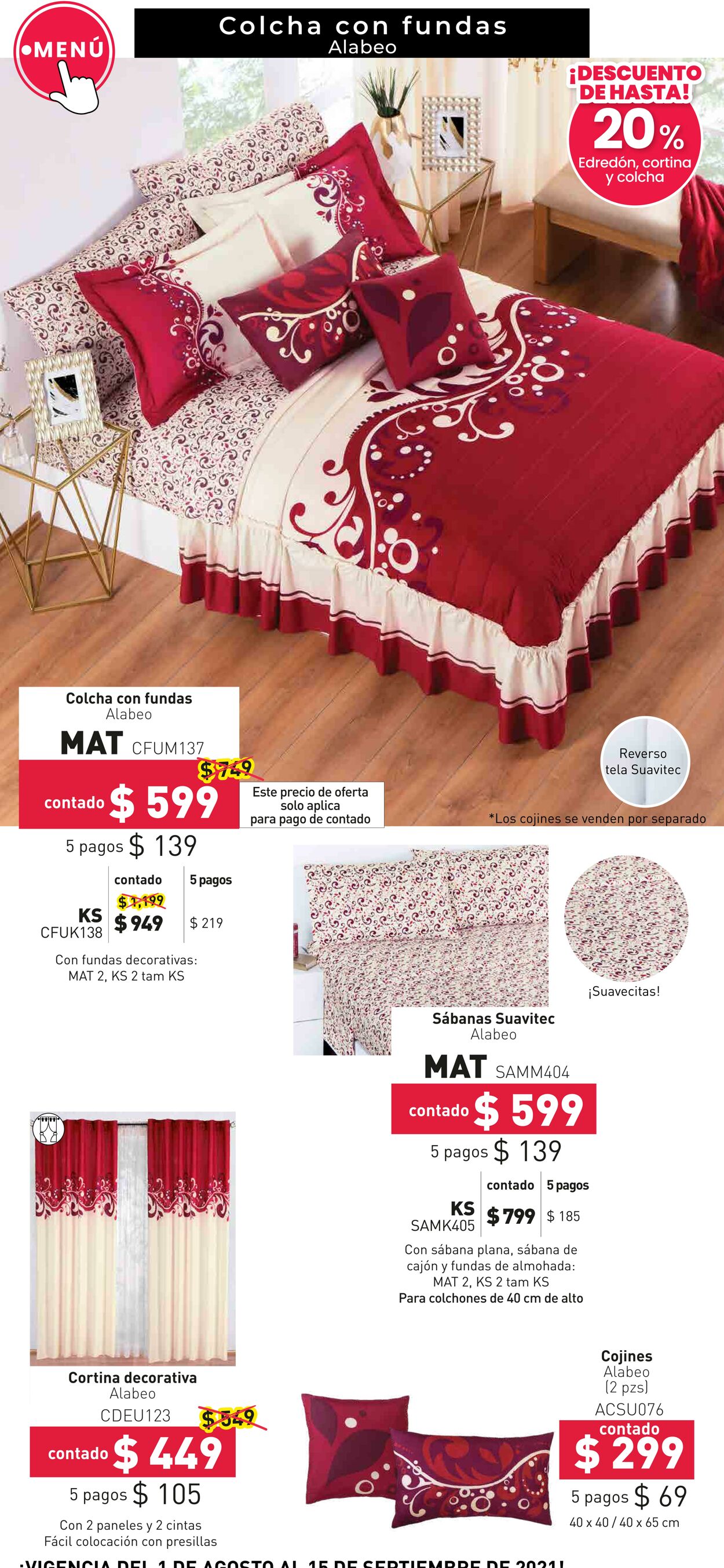 Catálogo Colchas Concord 01.08.2021 - 15.09.2021