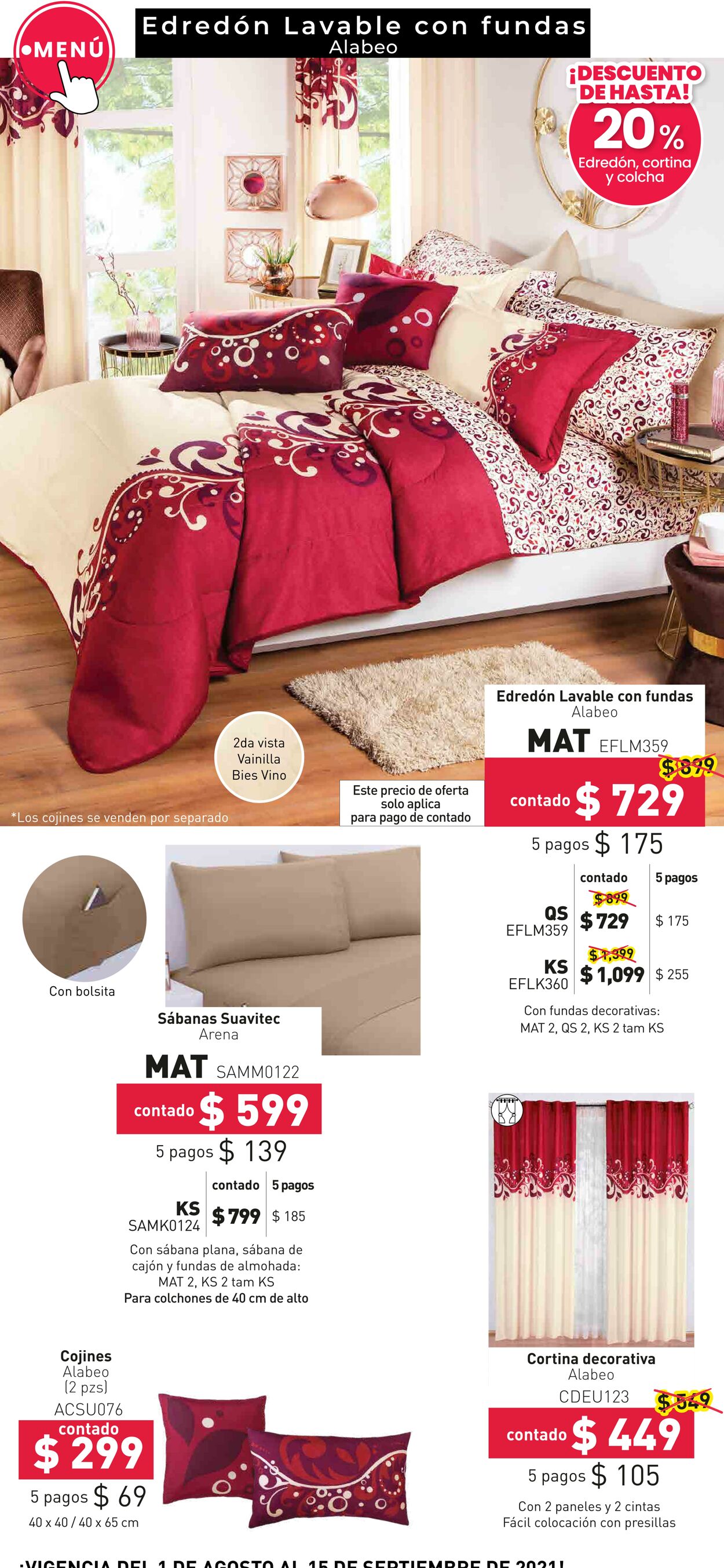 Catálogo Colchas Concord 01.08.2021 - 15.09.2021