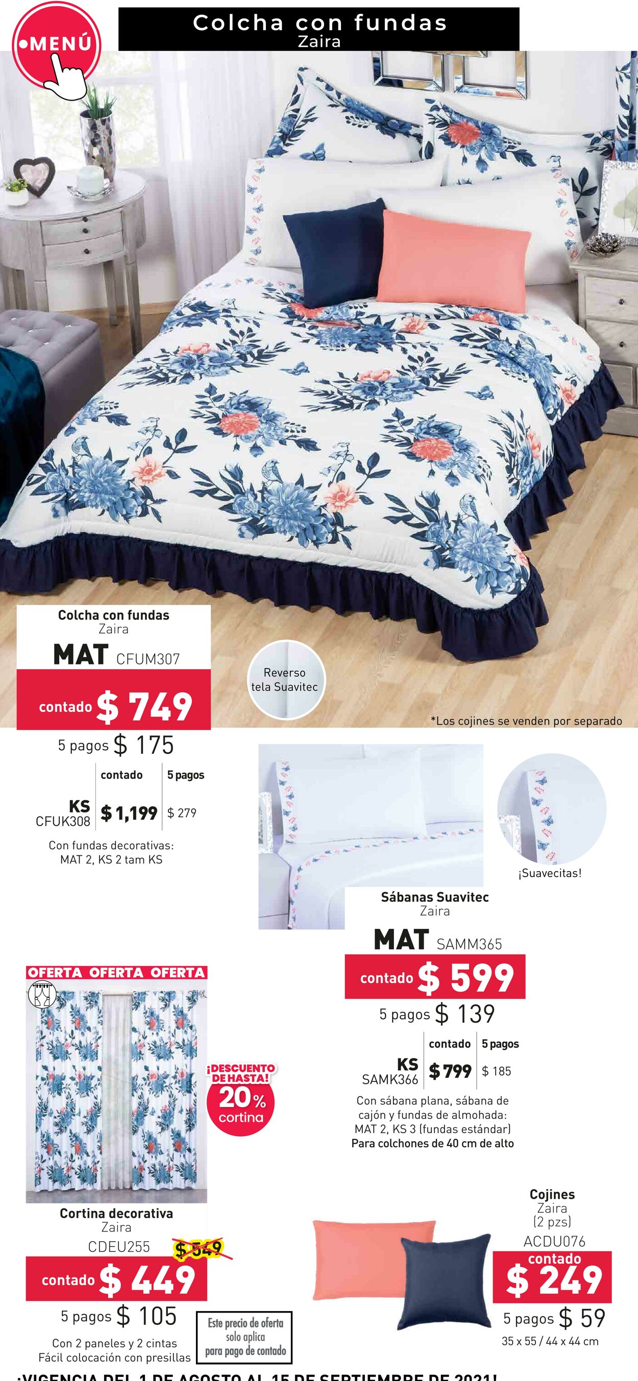 Catálogo Colchas Concord 01.08.2021 - 15.09.2021