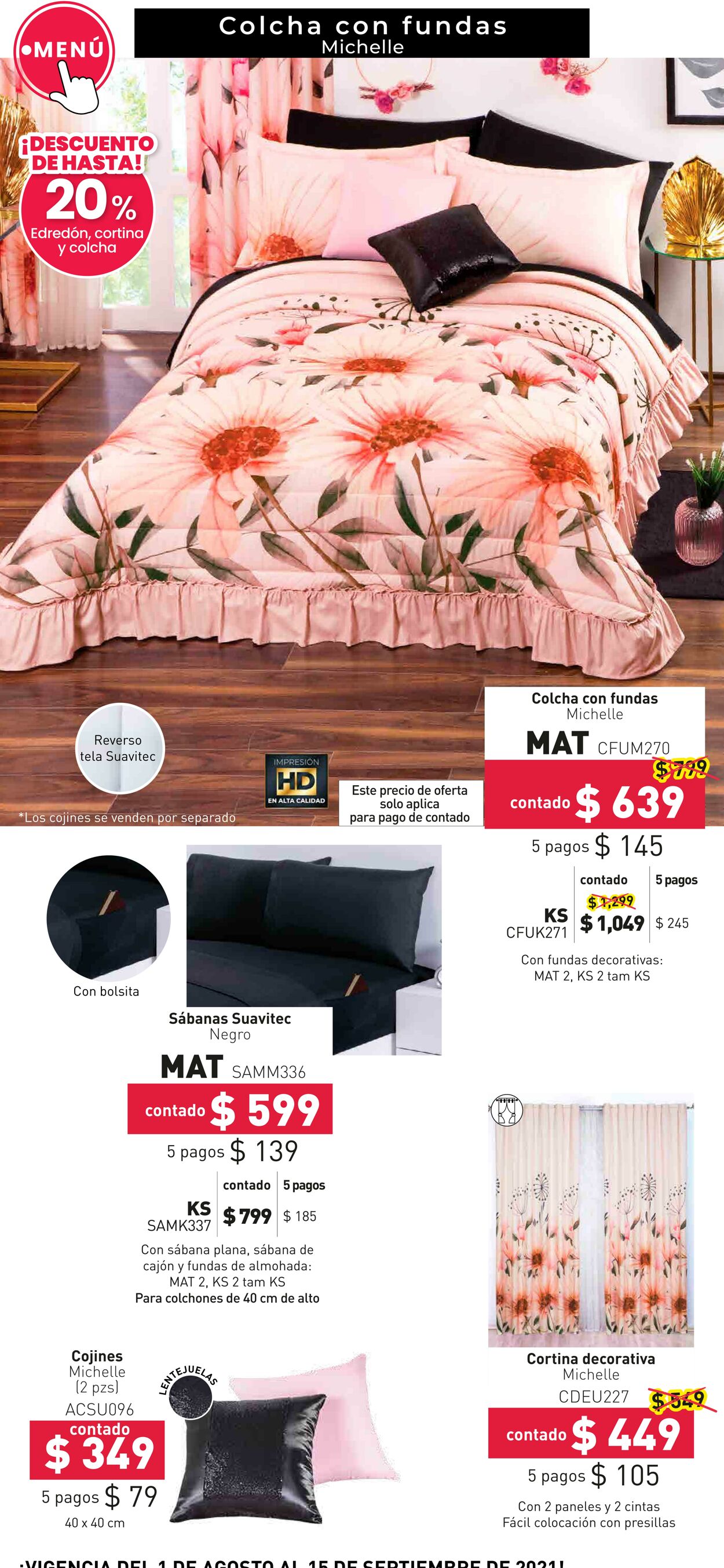 Catálogo Colchas Concord 01.08.2021 - 15.09.2021