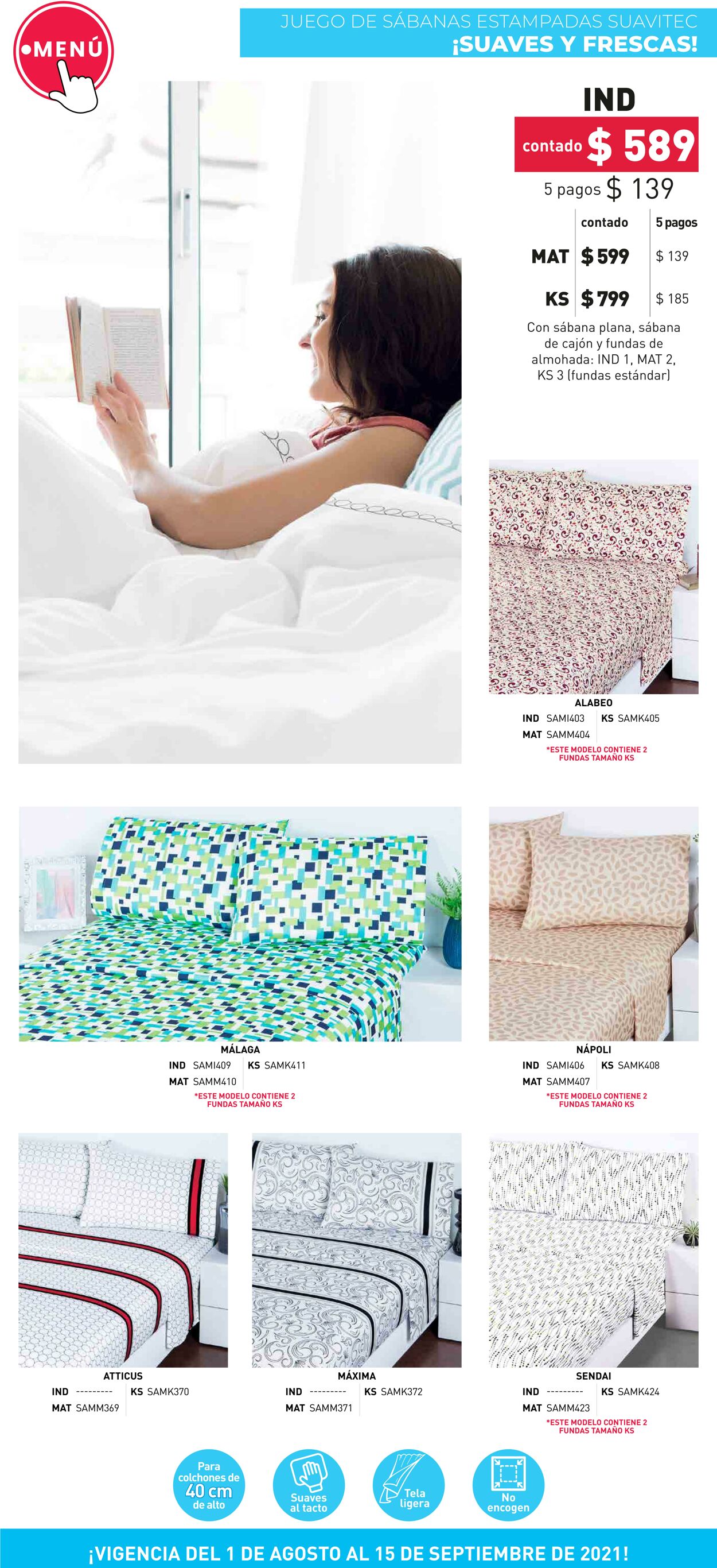 Catálogo Colchas Concord 01.08.2021 - 15.09.2021