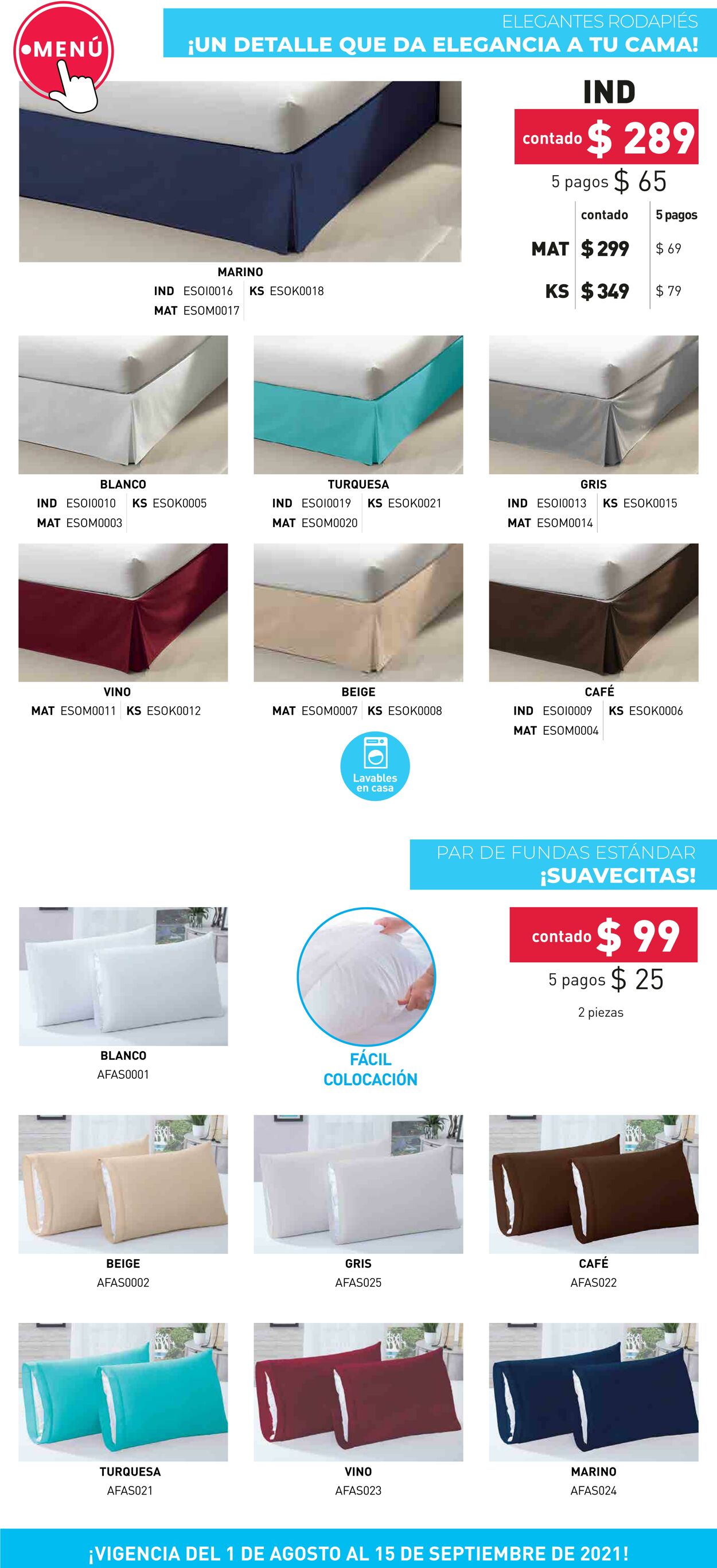 Catálogo Colchas Concord 01.08.2021 - 15.09.2021