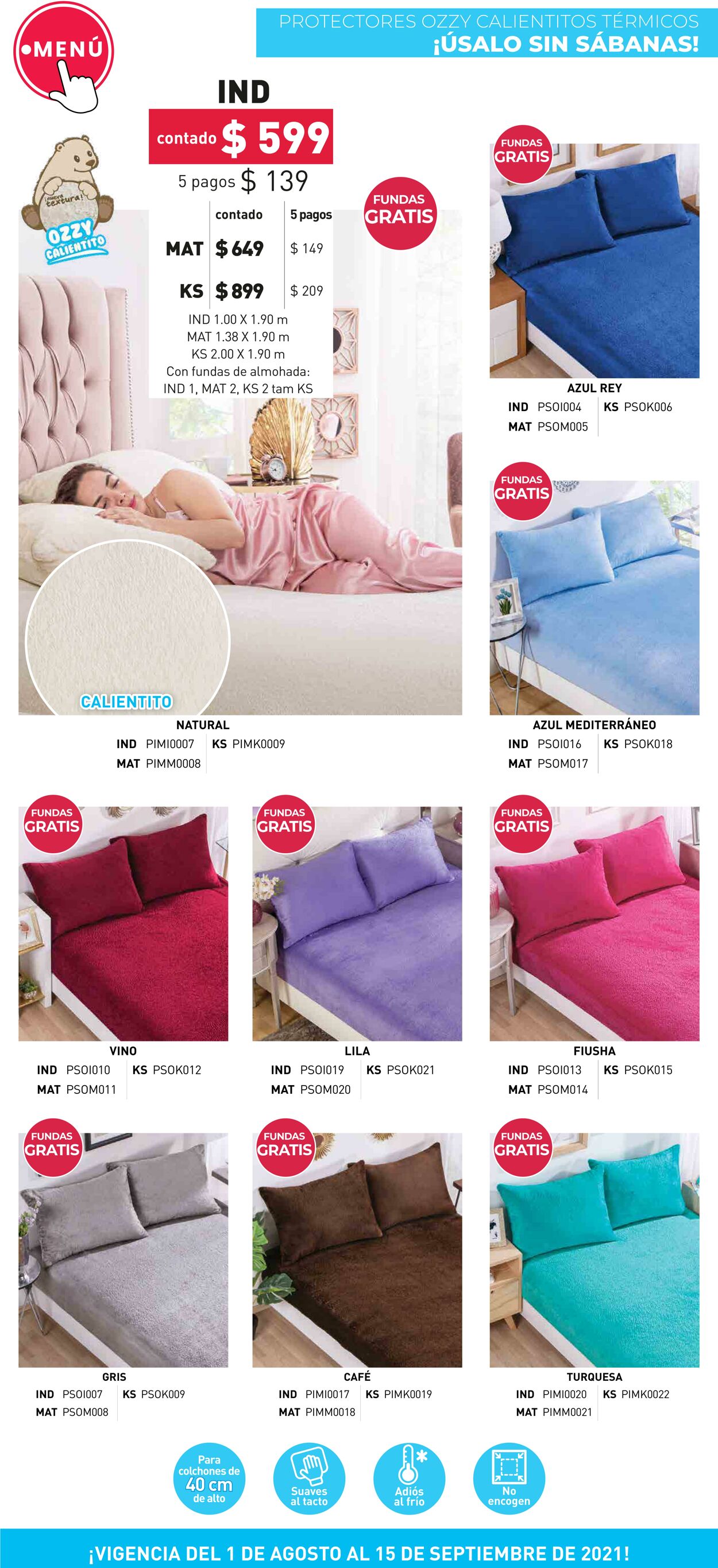 Catálogo Colchas Concord 01.08.2021 - 15.09.2021