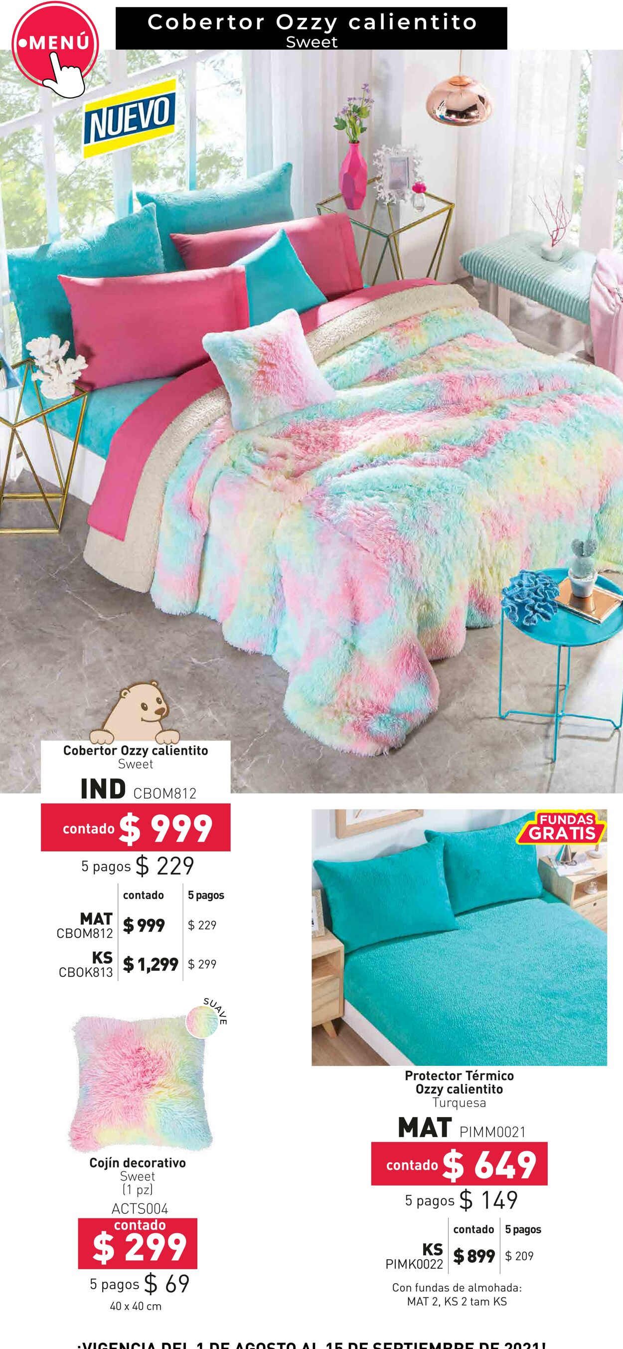 Catálogo Colchas Concord 01.08.2021 - 15.09.2021