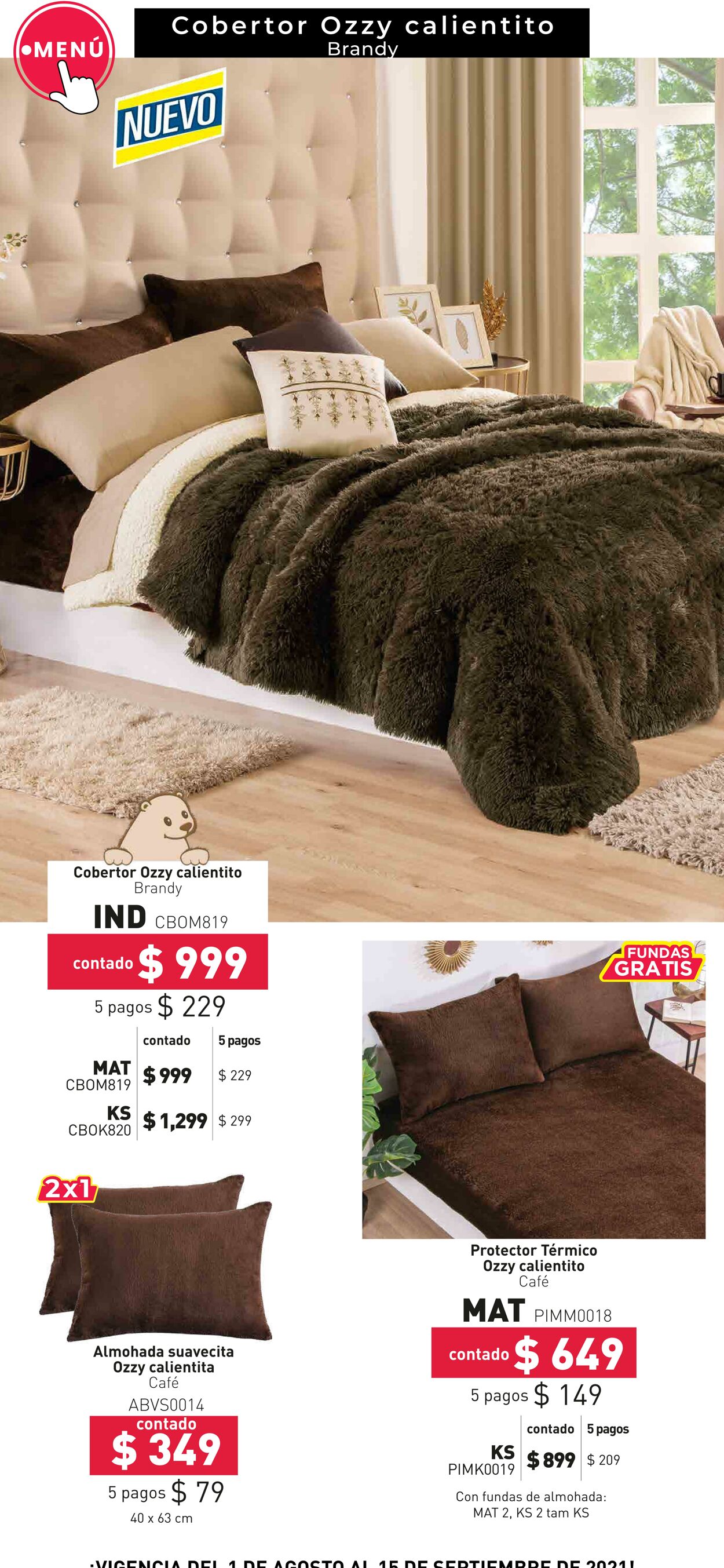 Catálogo Colchas Concord 01.08.2021 - 15.09.2021