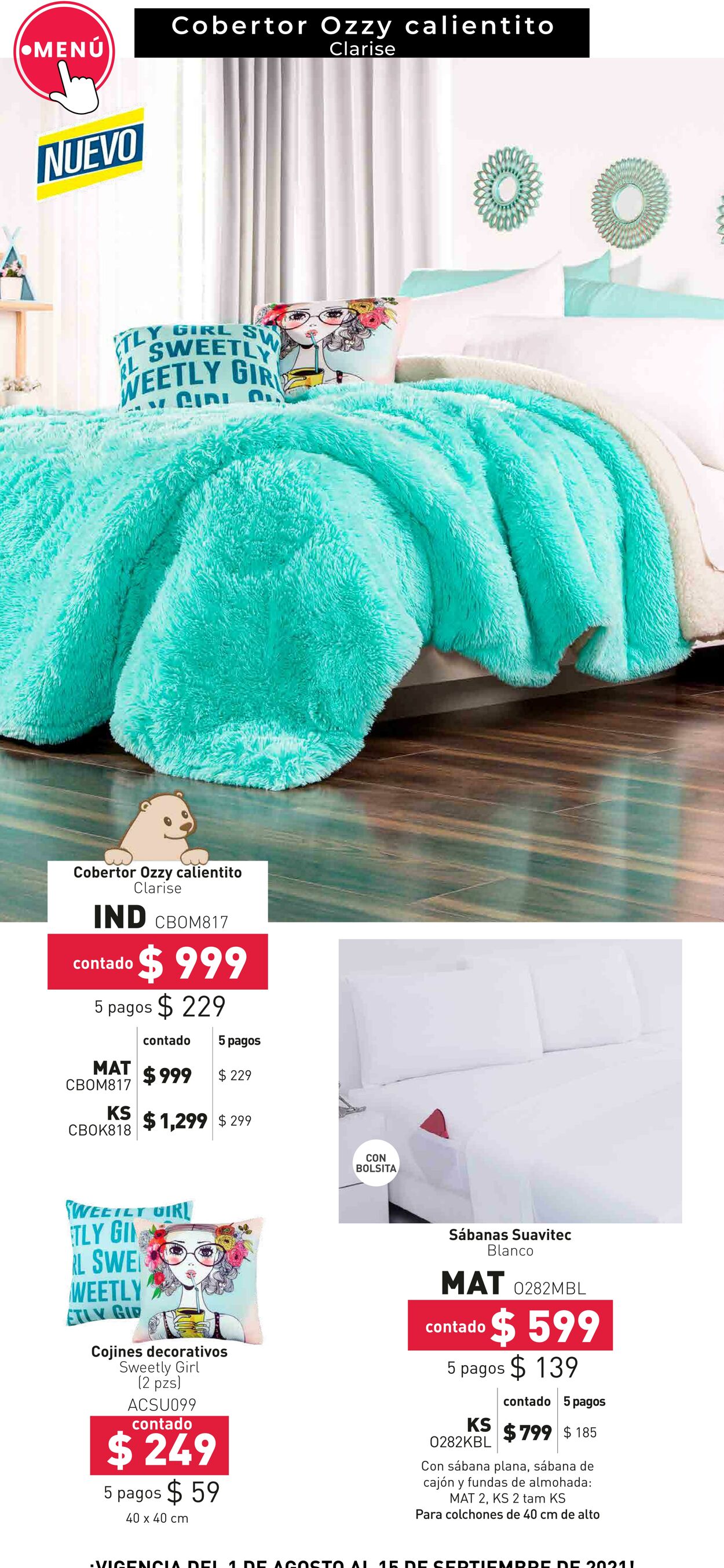 Catálogo Colchas Concord 01.08.2021 - 15.09.2021