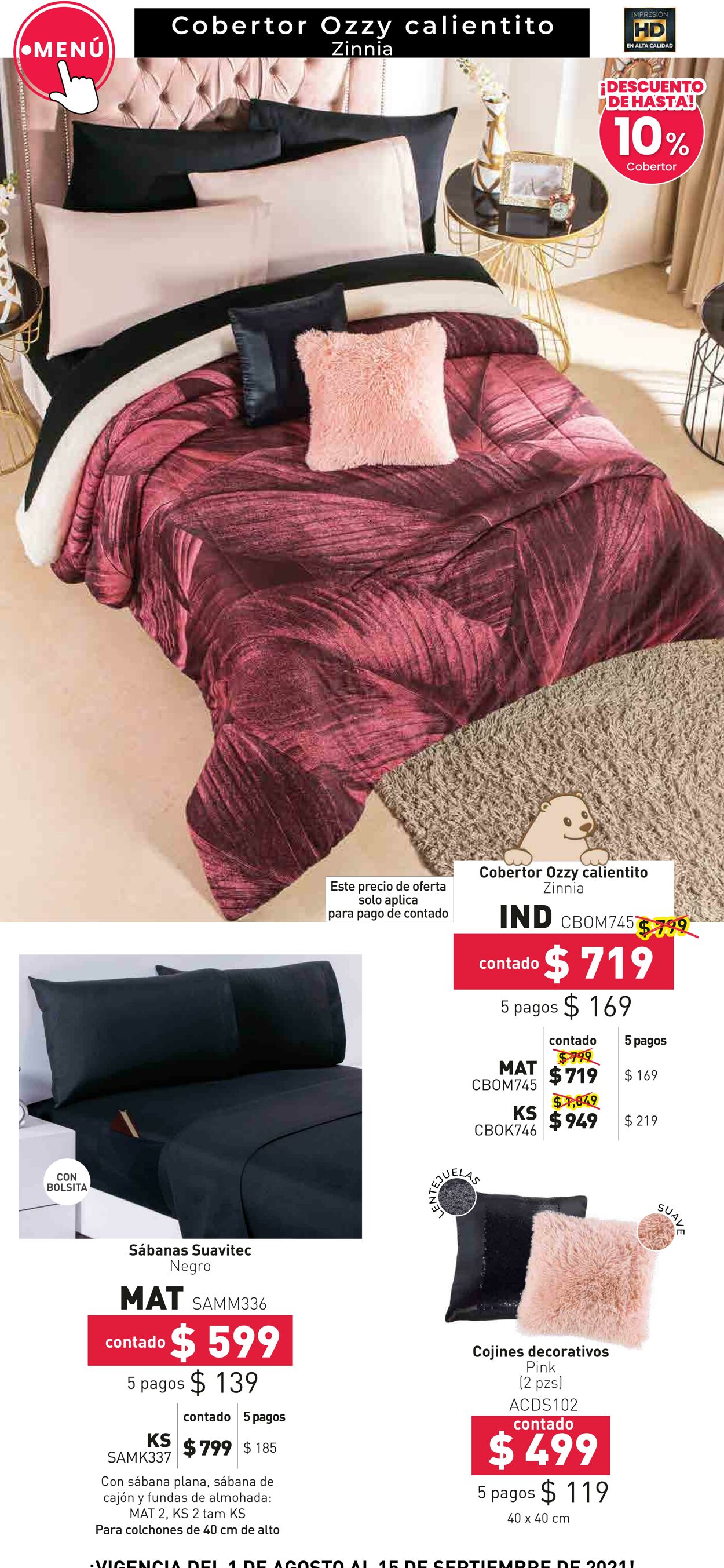 Catálogo Colchas Concord 01.08.2021 - 15.09.2021