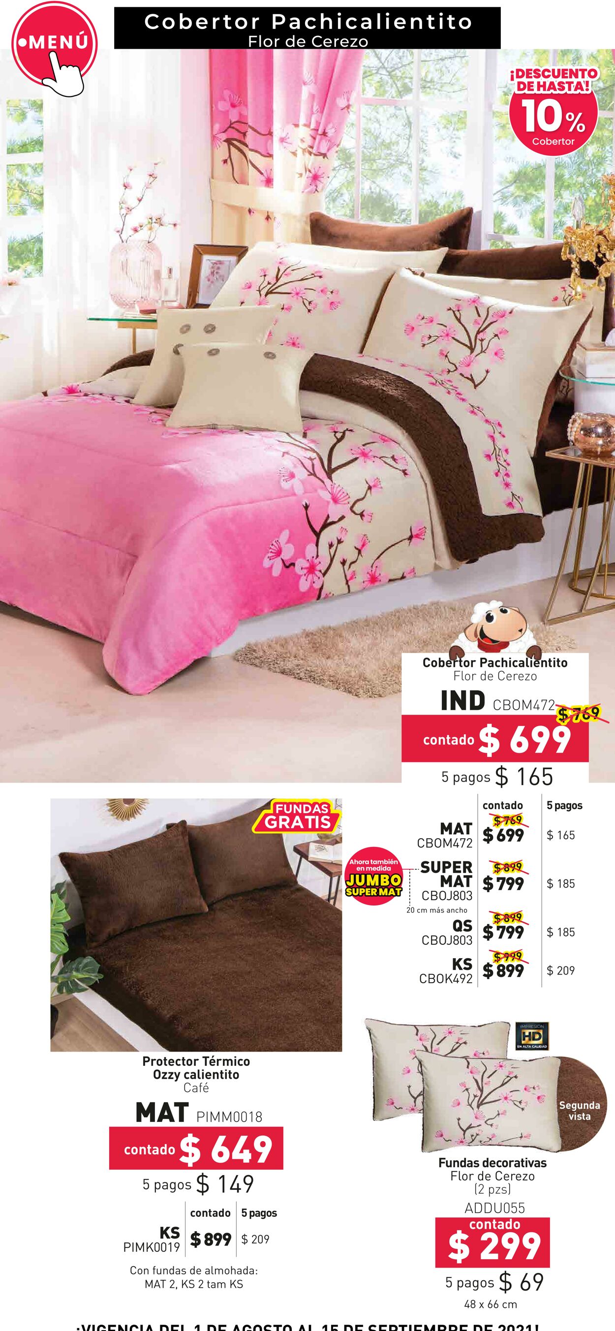 Catálogo Colchas Concord 01.08.2021 - 15.09.2021