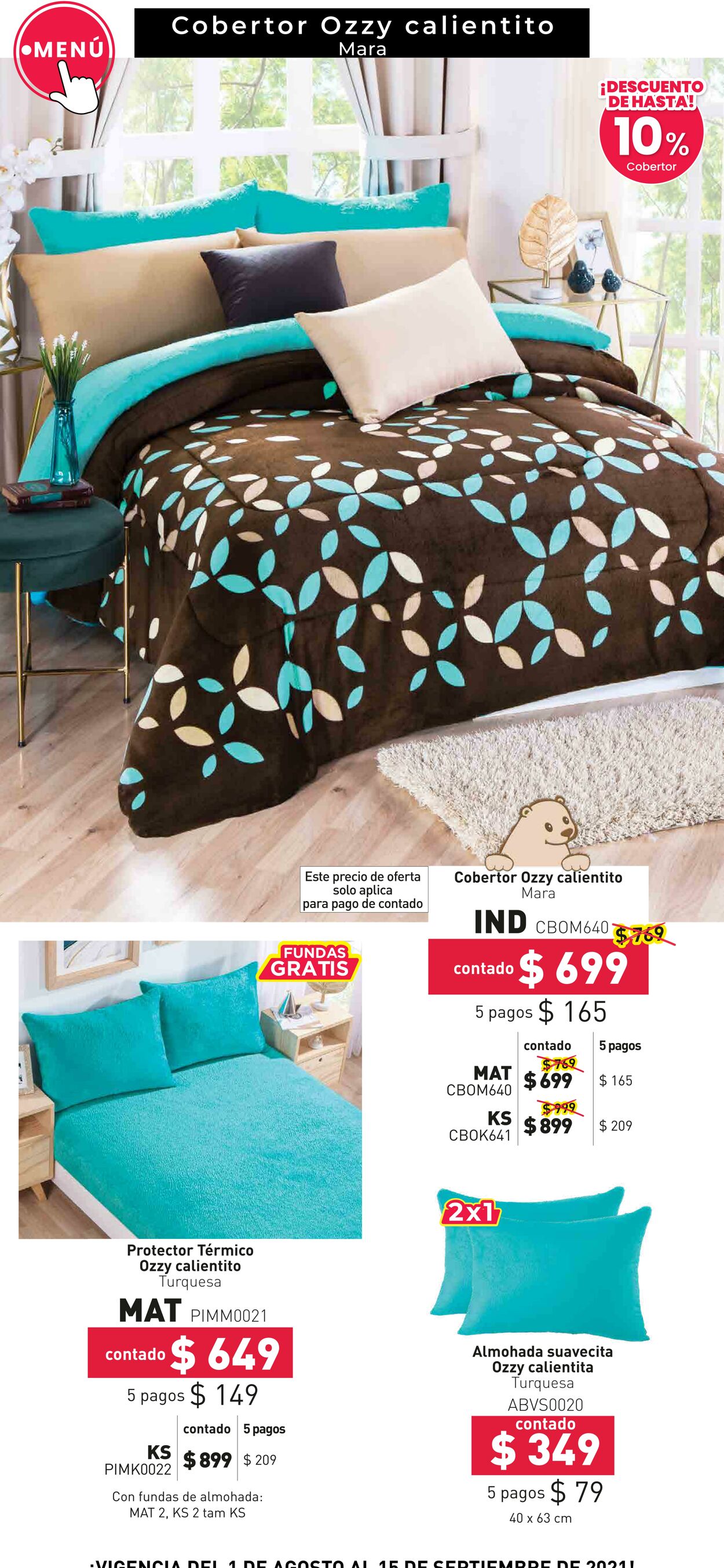 Catálogo Colchas Concord 01.08.2021 - 15.09.2021