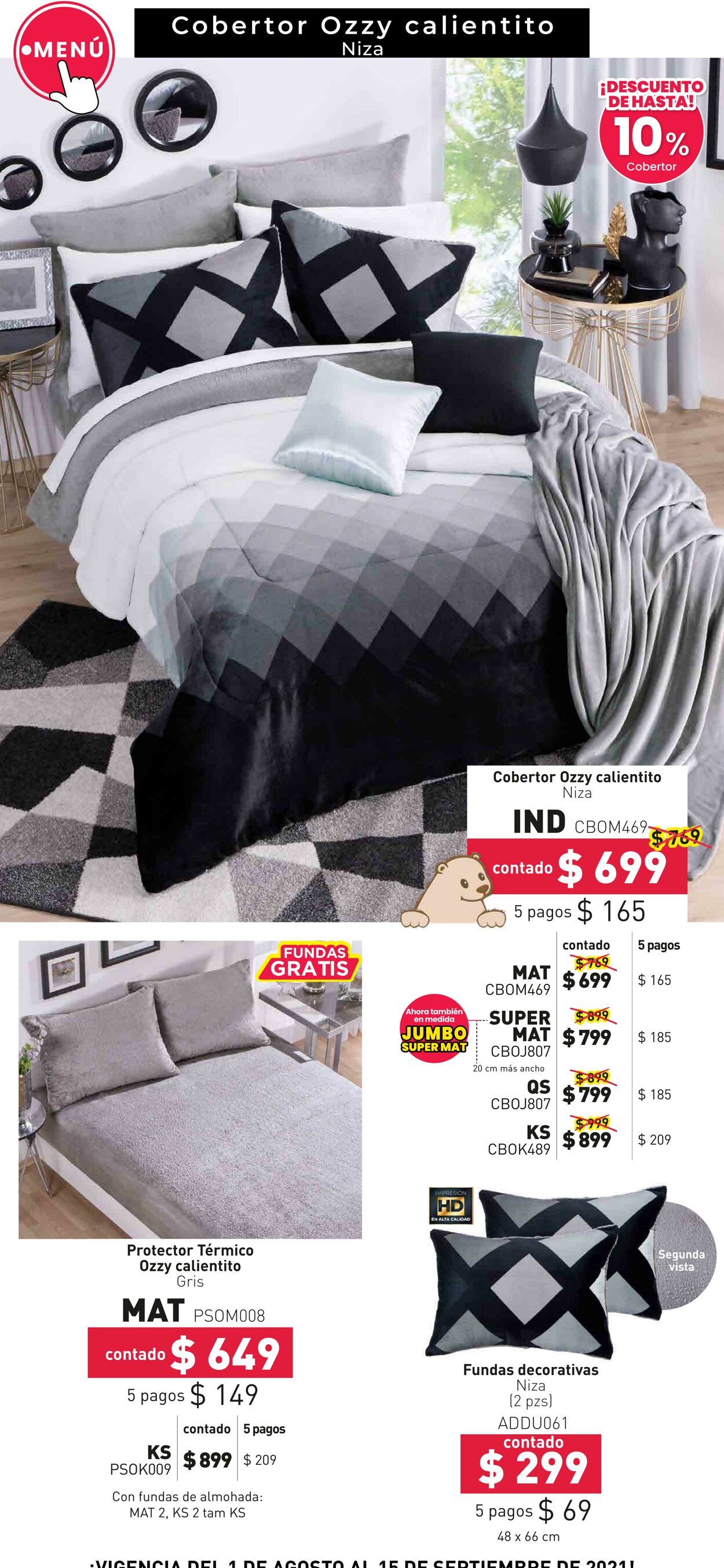 Catálogo Colchas Concord 01.08.2021 - 15.09.2021