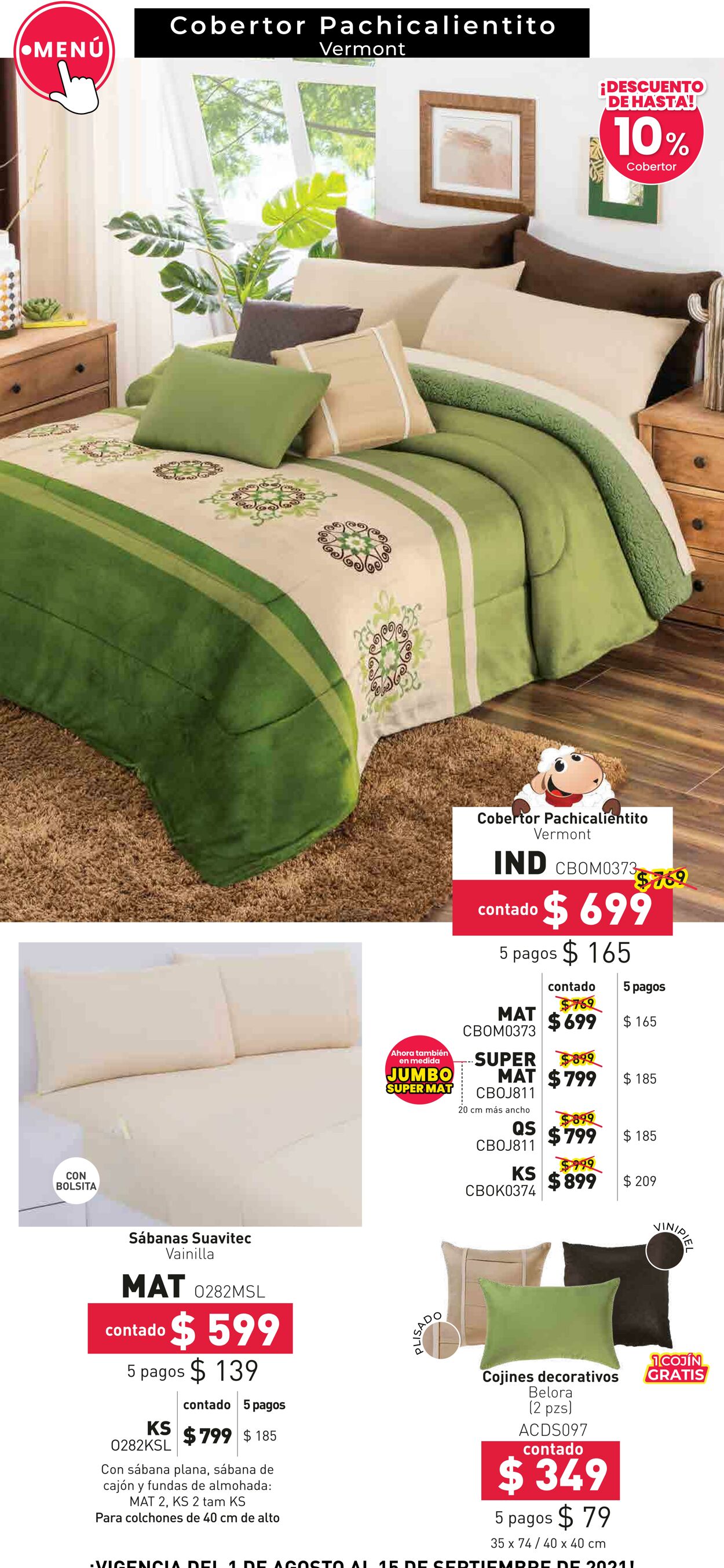 Catálogo Colchas Concord 01.08.2021 - 15.09.2021