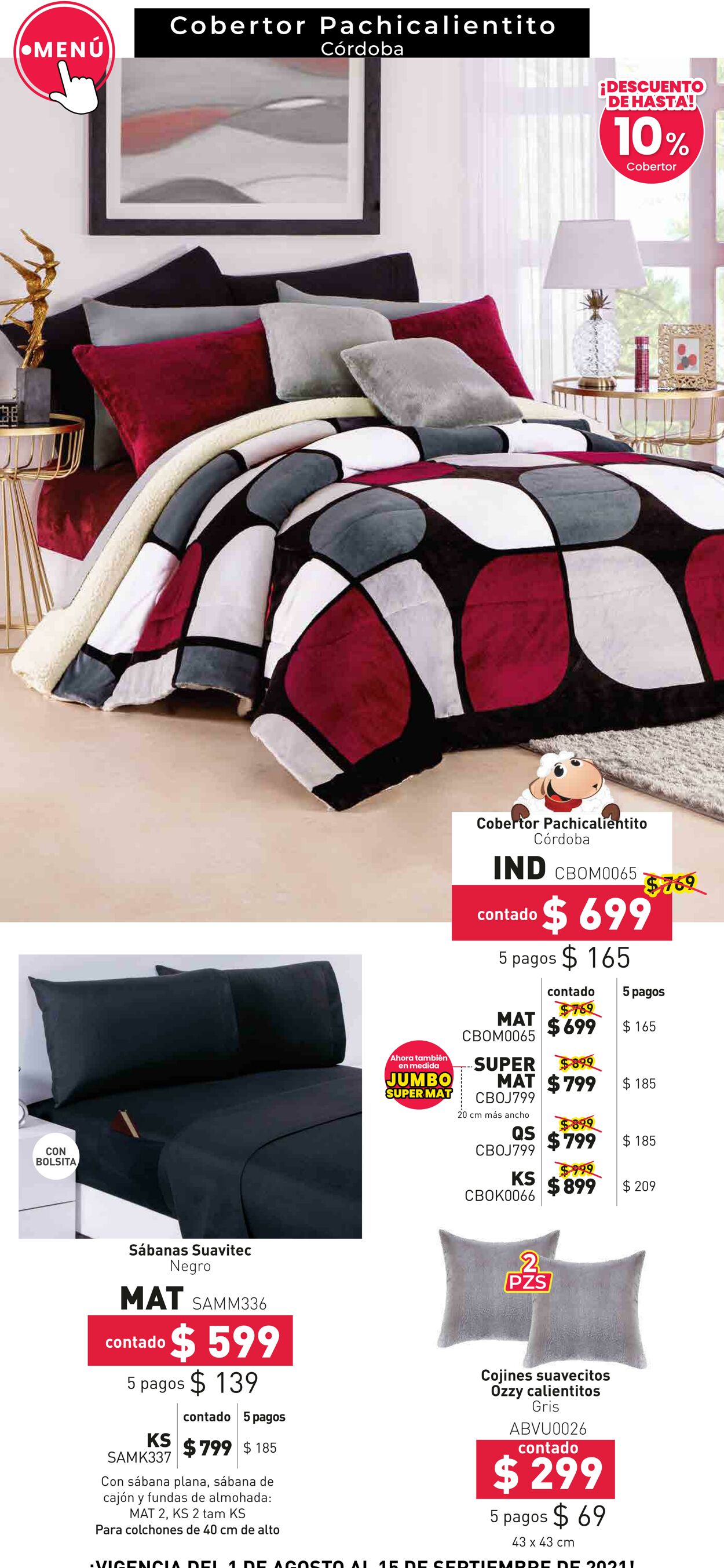 Catálogo Colchas Concord 01.08.2021 - 15.09.2021