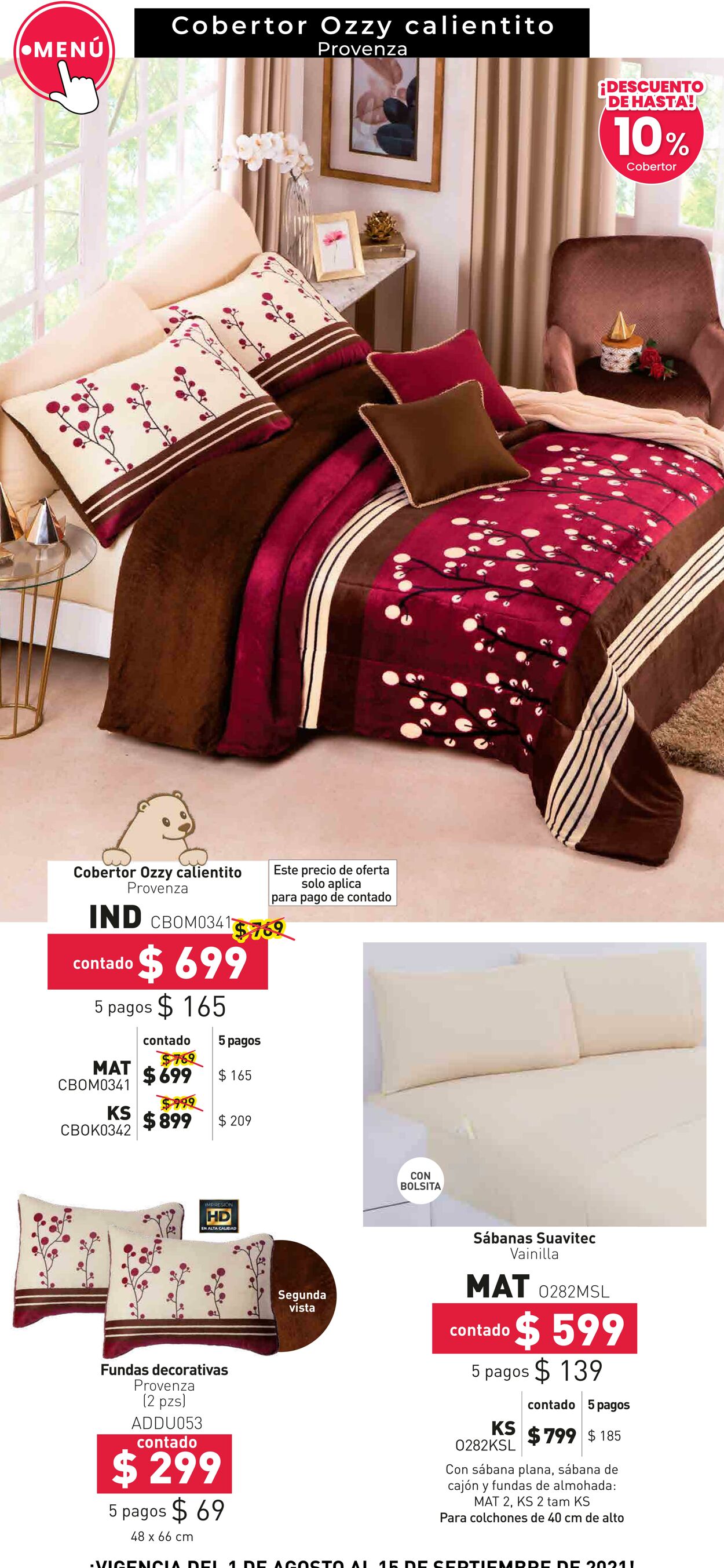 Catálogo Colchas Concord 01.08.2021 - 15.09.2021