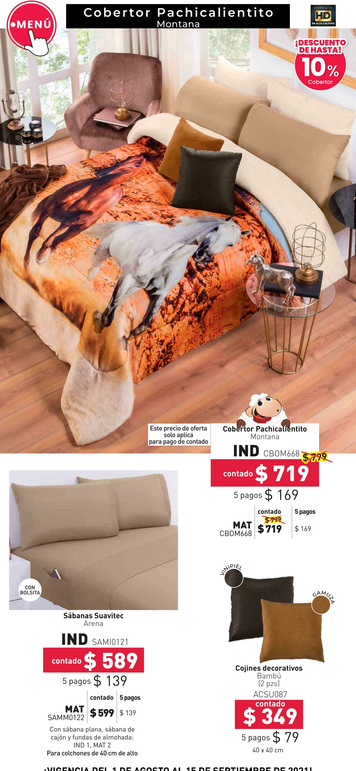 Catálogo Colchas Concord 01.08.2021 - 15.09.2021