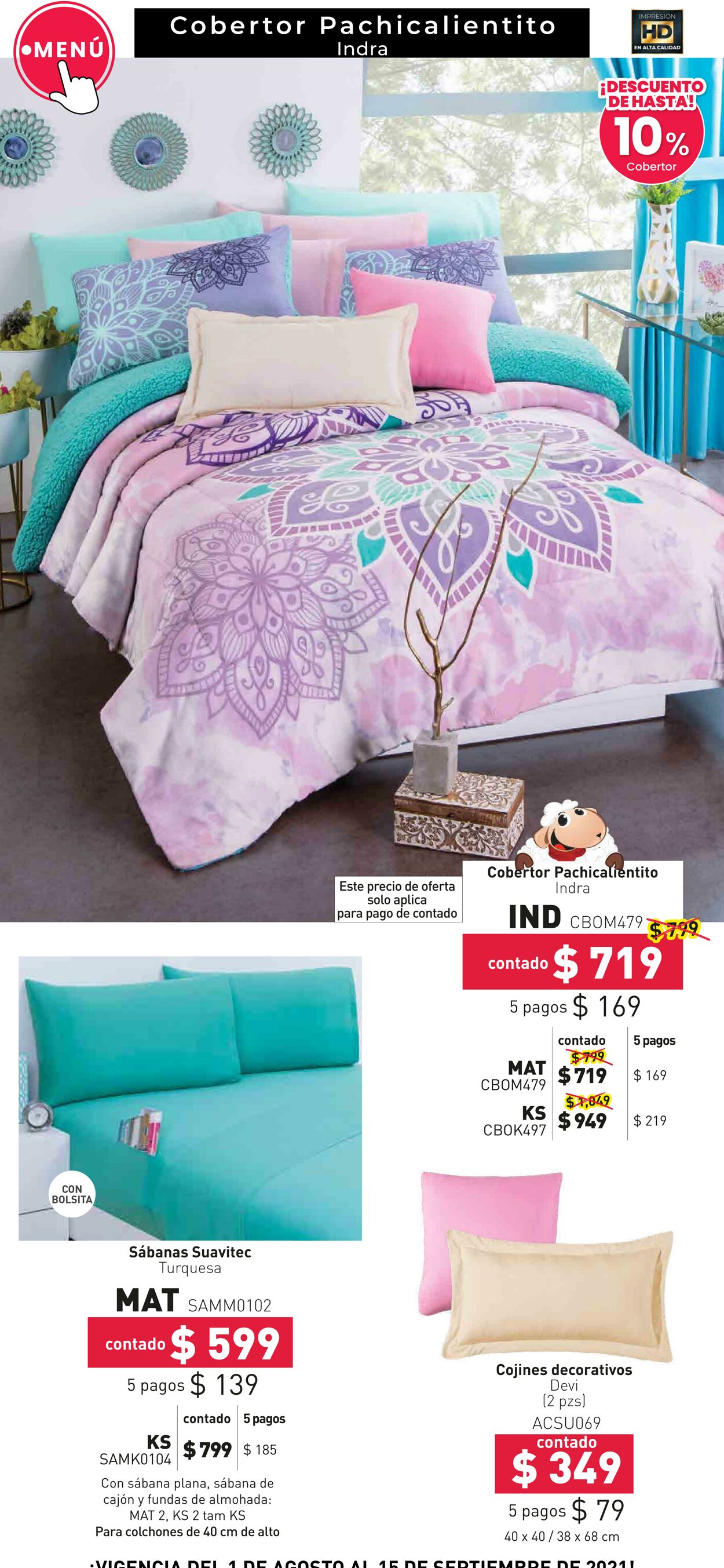 Catálogo Colchas Concord 01.08.2021 - 15.09.2021