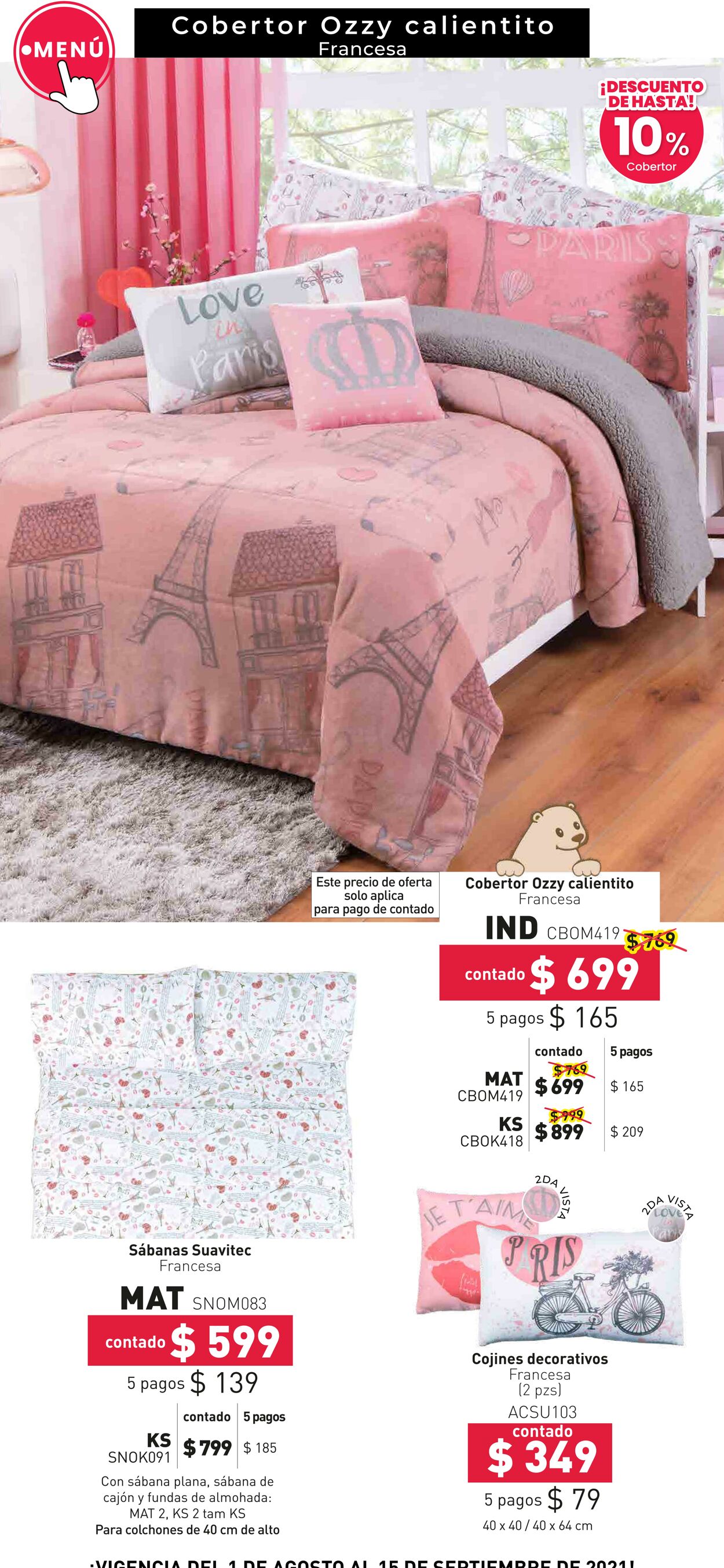 Catálogo Colchas Concord 01.08.2021 - 15.09.2021