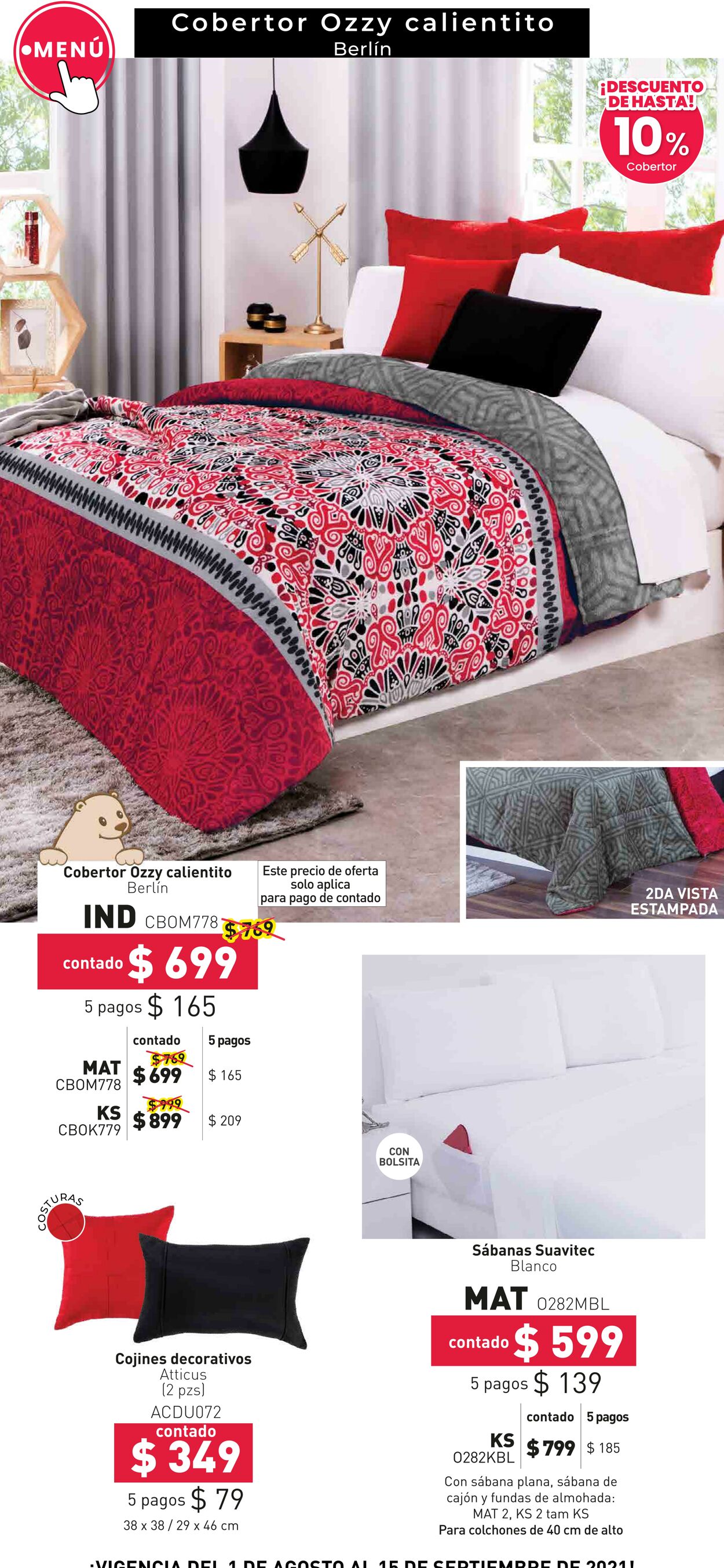 Catálogo Colchas Concord 01.08.2021 - 15.09.2021