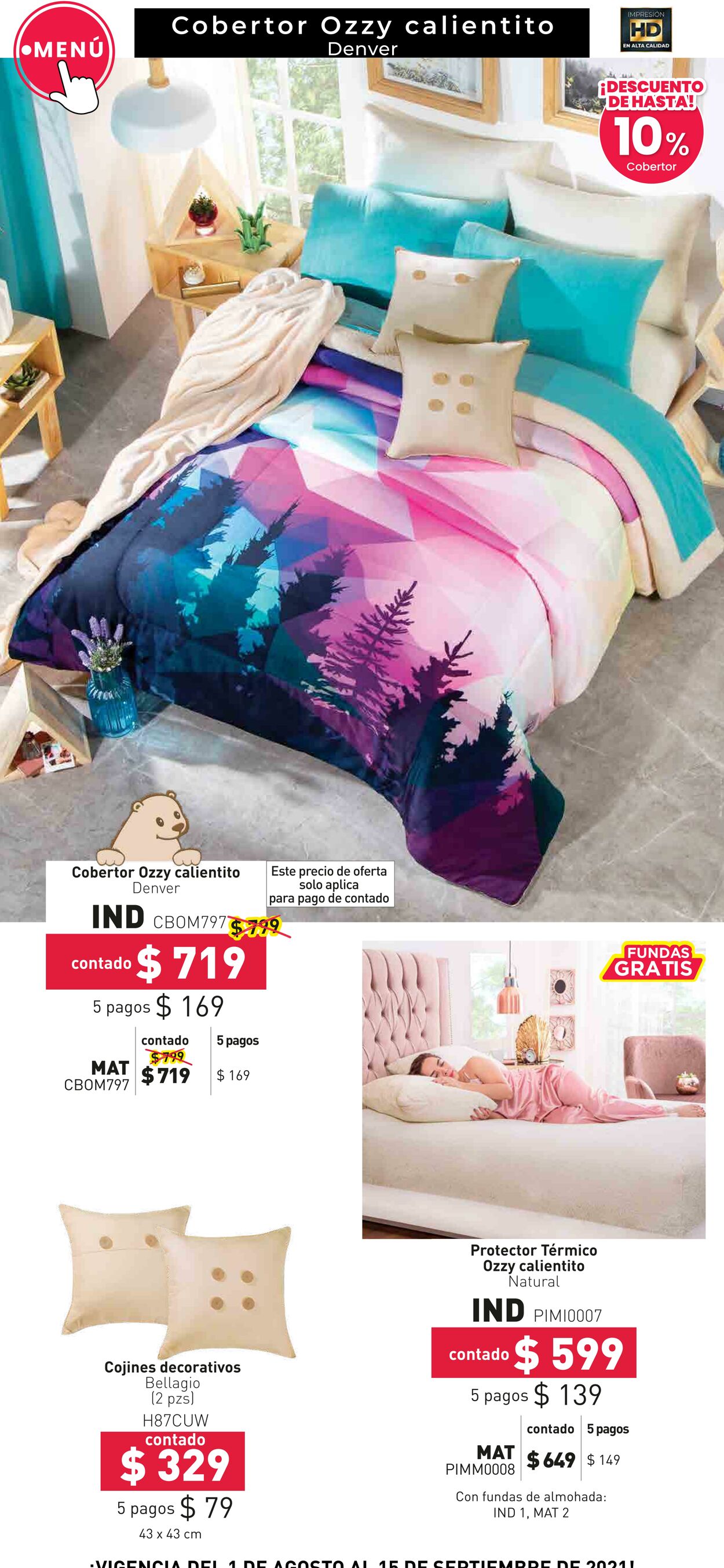 Catálogo Colchas Concord 01.08.2021 - 15.09.2021