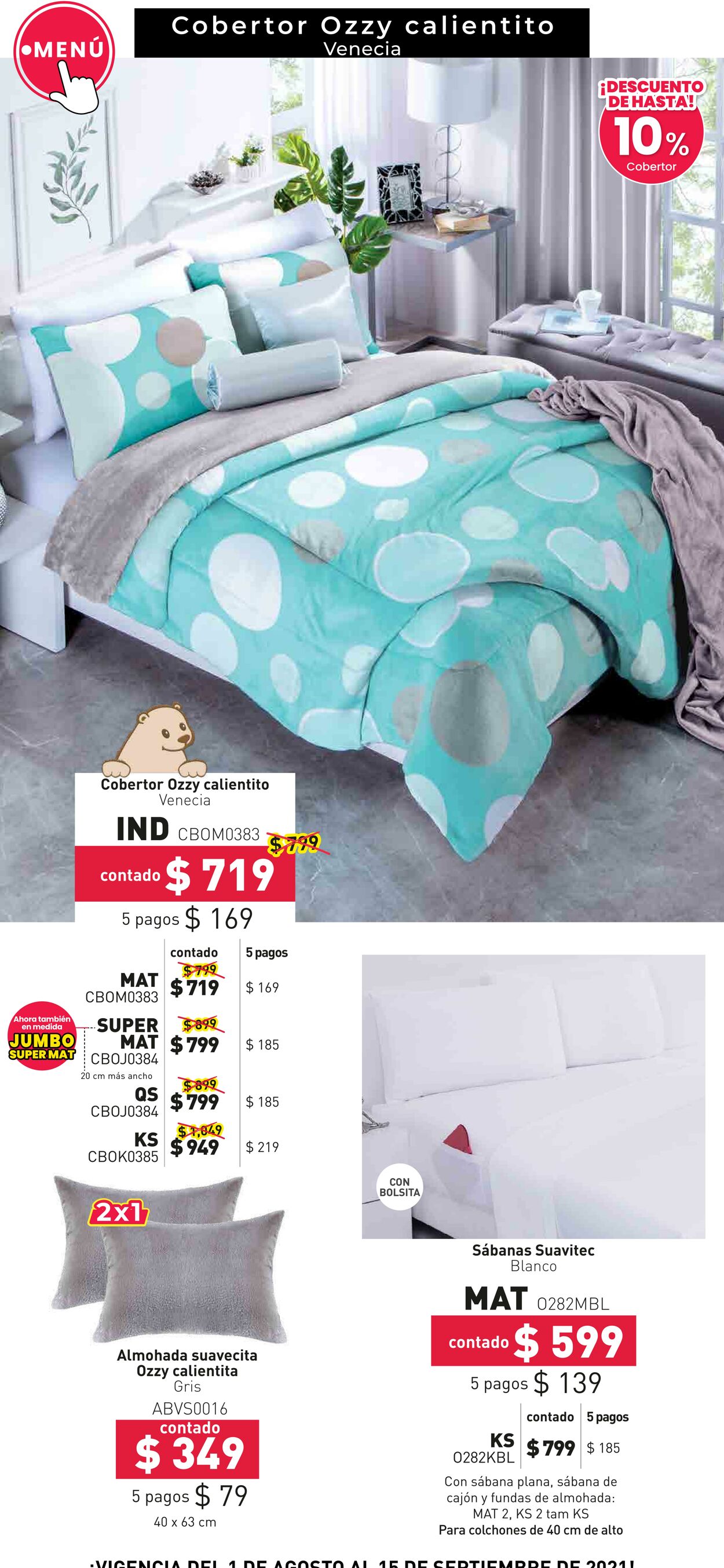 Catálogo Colchas Concord 01.08.2021 - 15.09.2021