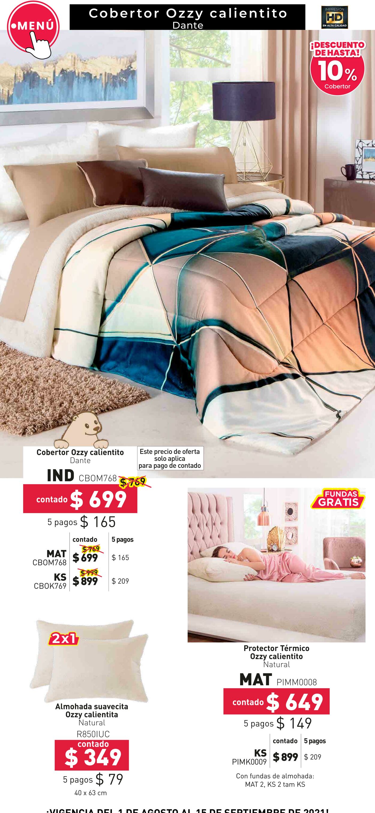 Catálogo Colchas Concord 01.08.2021 - 15.09.2021