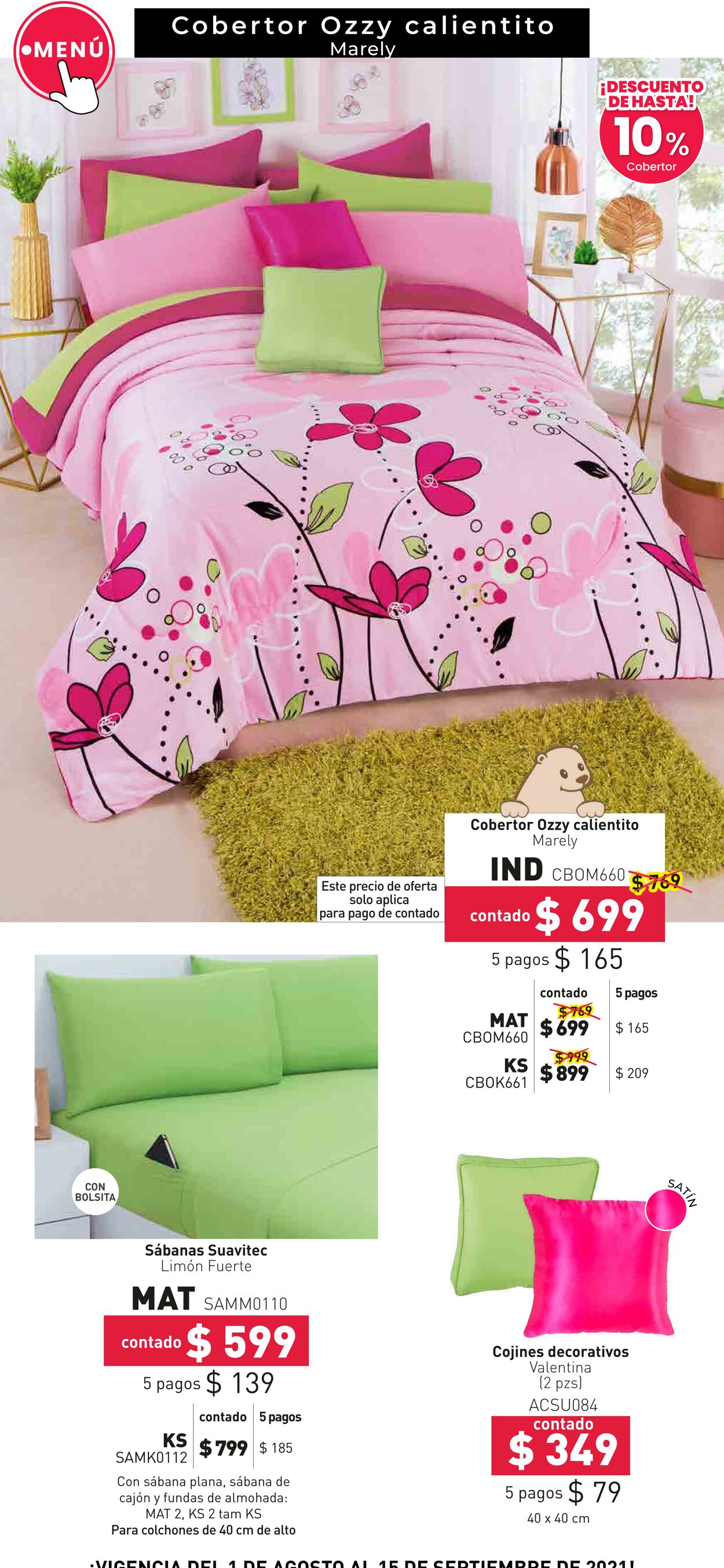 Catálogo Colchas Concord 01.08.2021 - 15.09.2021