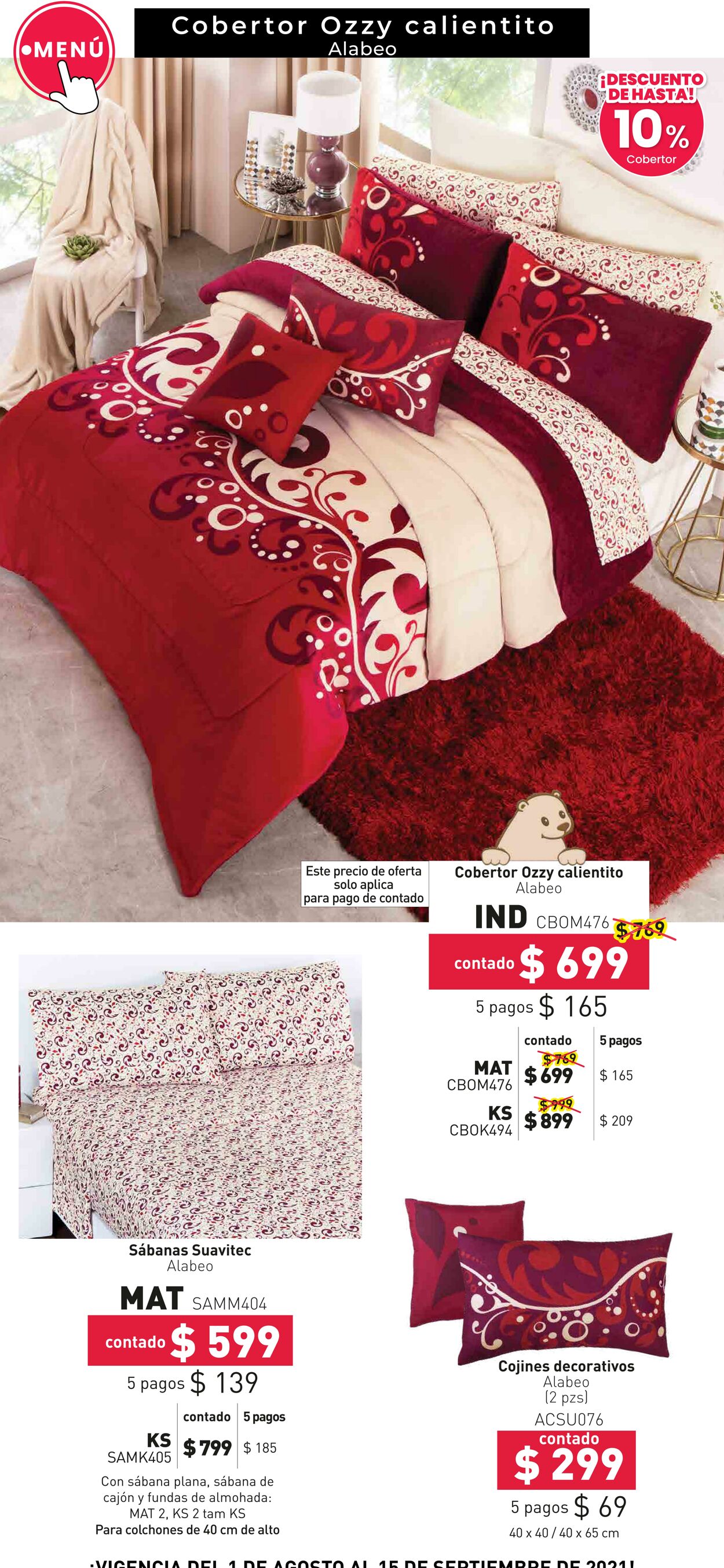 Catálogo Colchas Concord 01.08.2021 - 15.09.2021