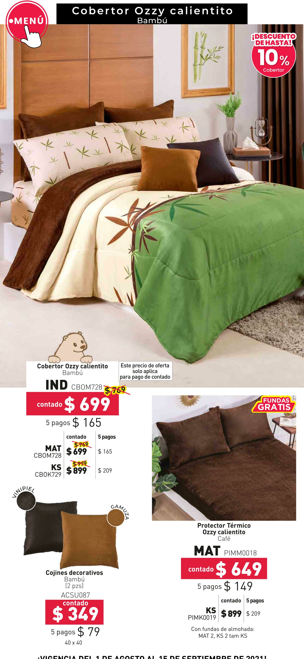 Catálogo Colchas Concord 01.08.2021 - 15.09.2021