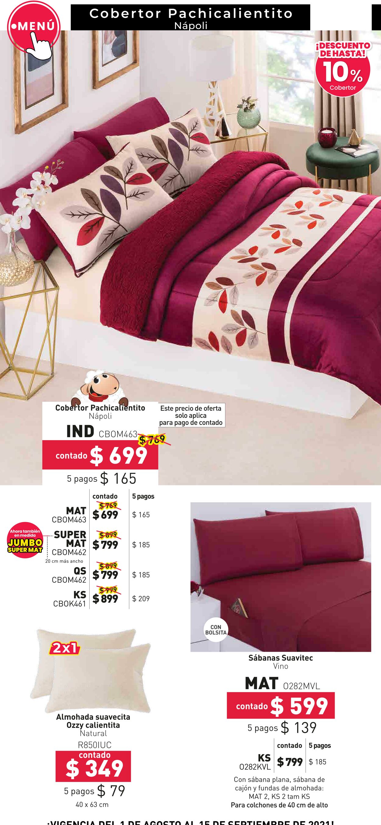 Catálogo Colchas Concord 01.08.2021 - 15.09.2021