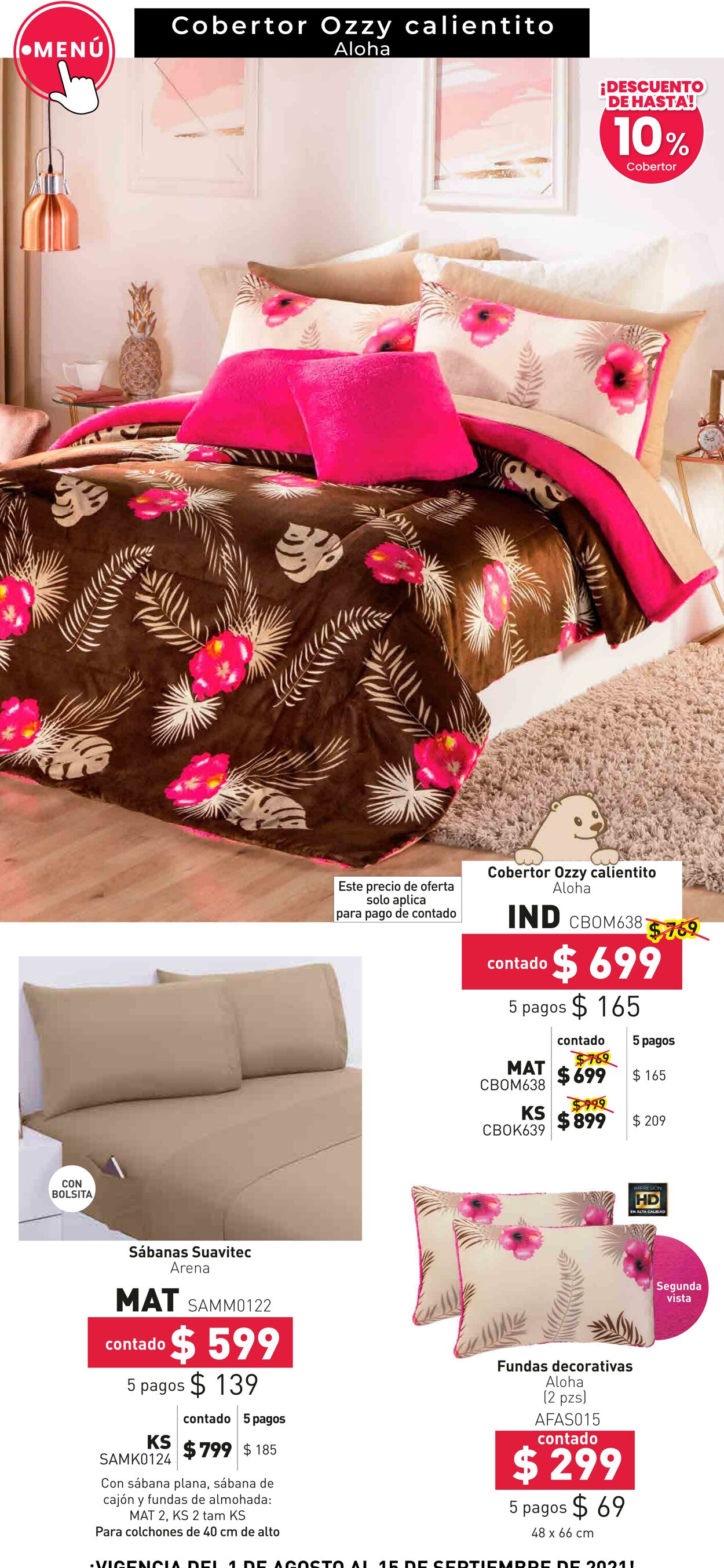 Catálogo Colchas Concord 01.08.2021 - 15.09.2021