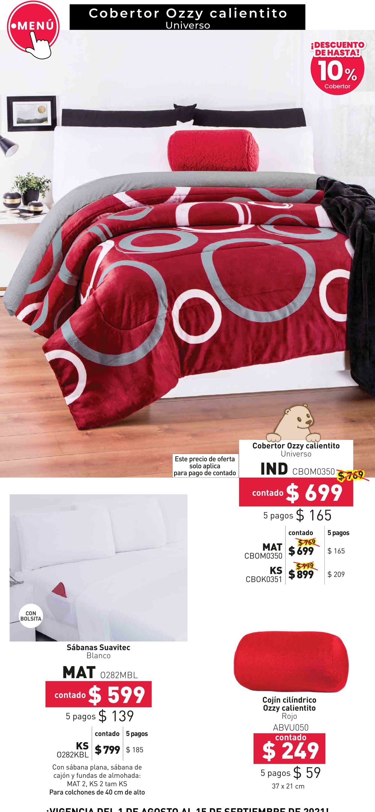 Catálogo Colchas Concord 01.08.2021 - 15.09.2021