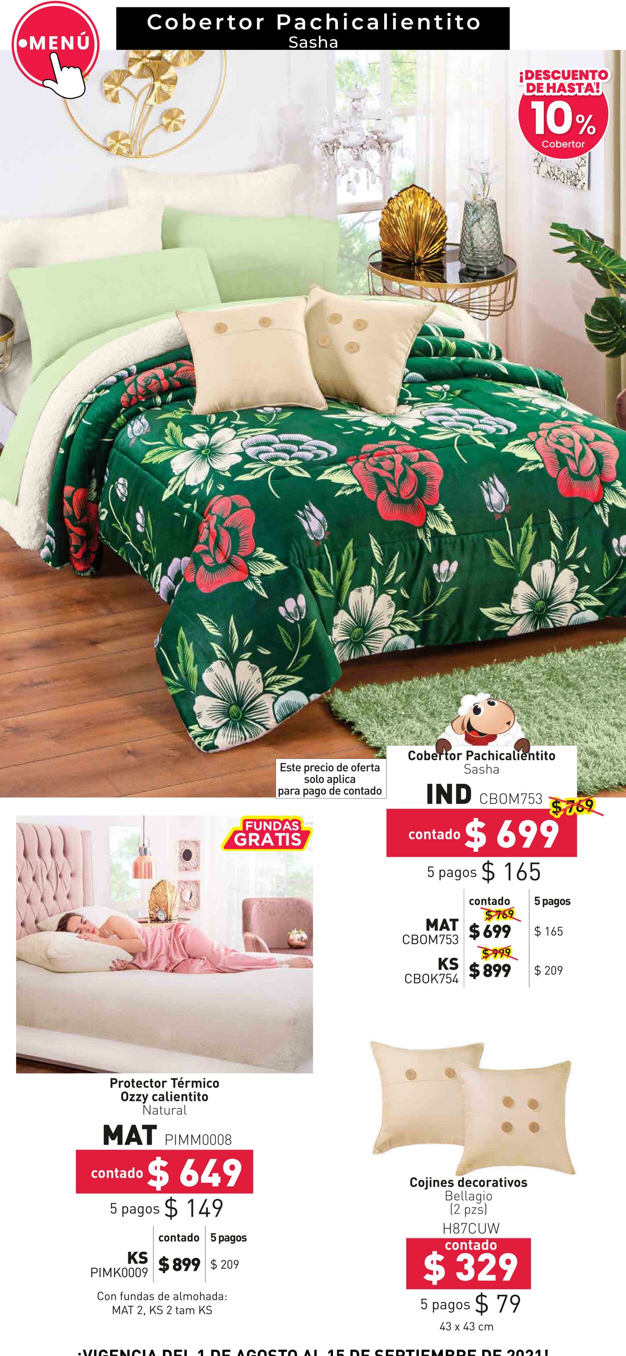 Catálogo Colchas Concord 01.08.2021 - 15.09.2021