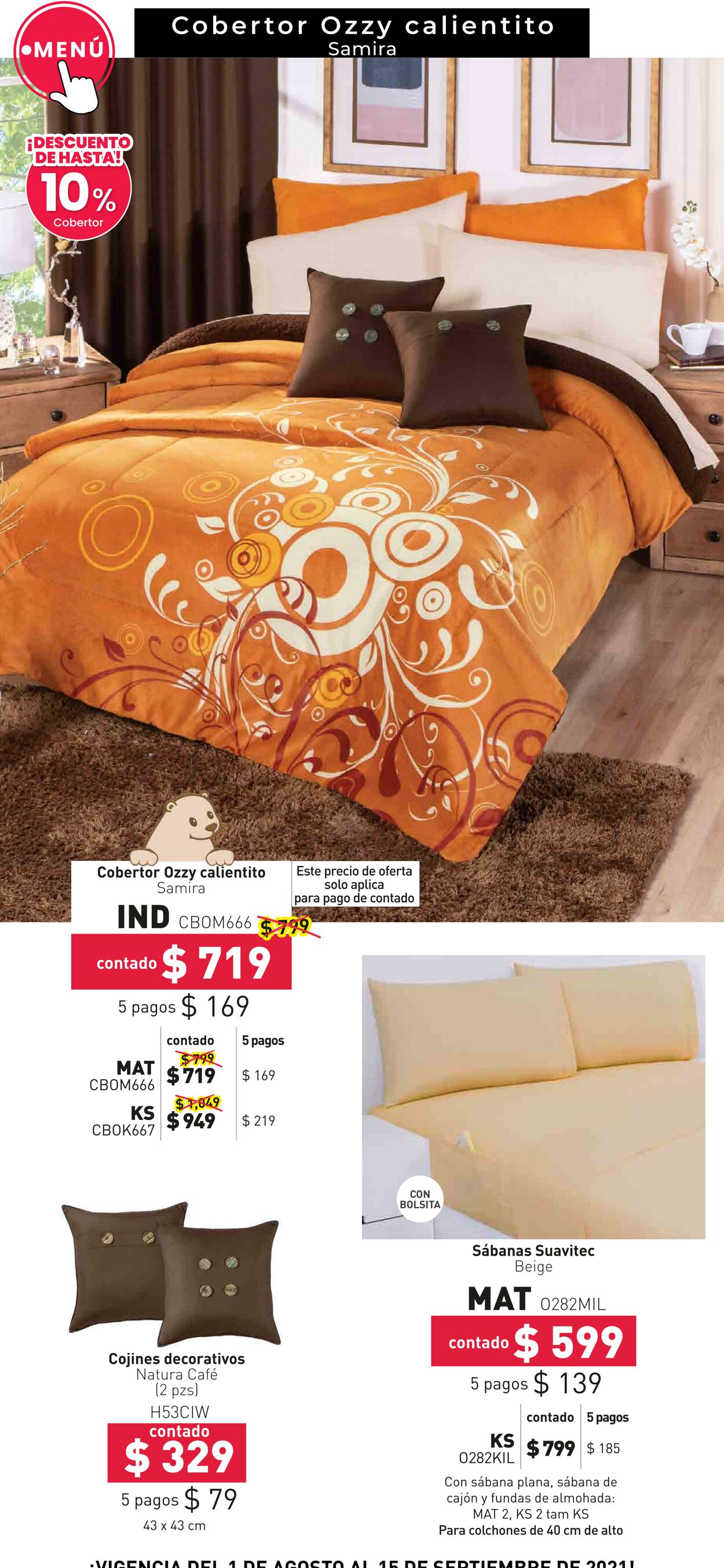 Catálogo Colchas Concord 01.08.2021 - 15.09.2021