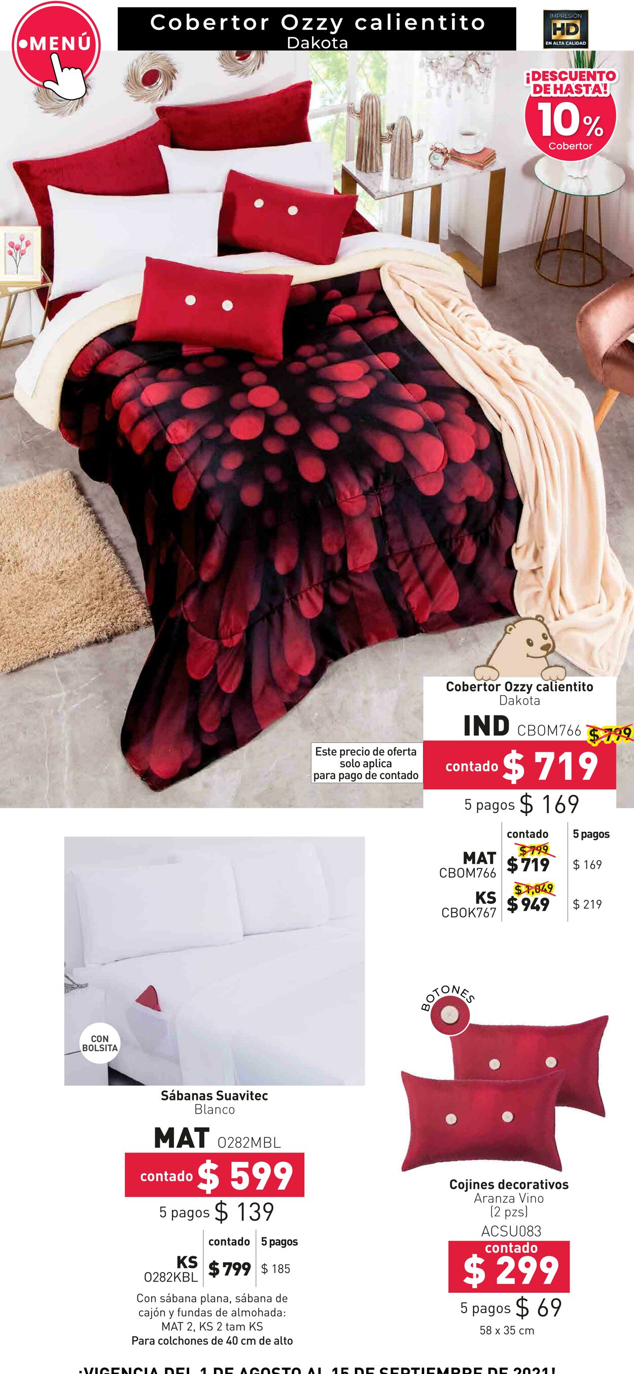 Catálogo Colchas Concord 01.08.2021 - 15.09.2021