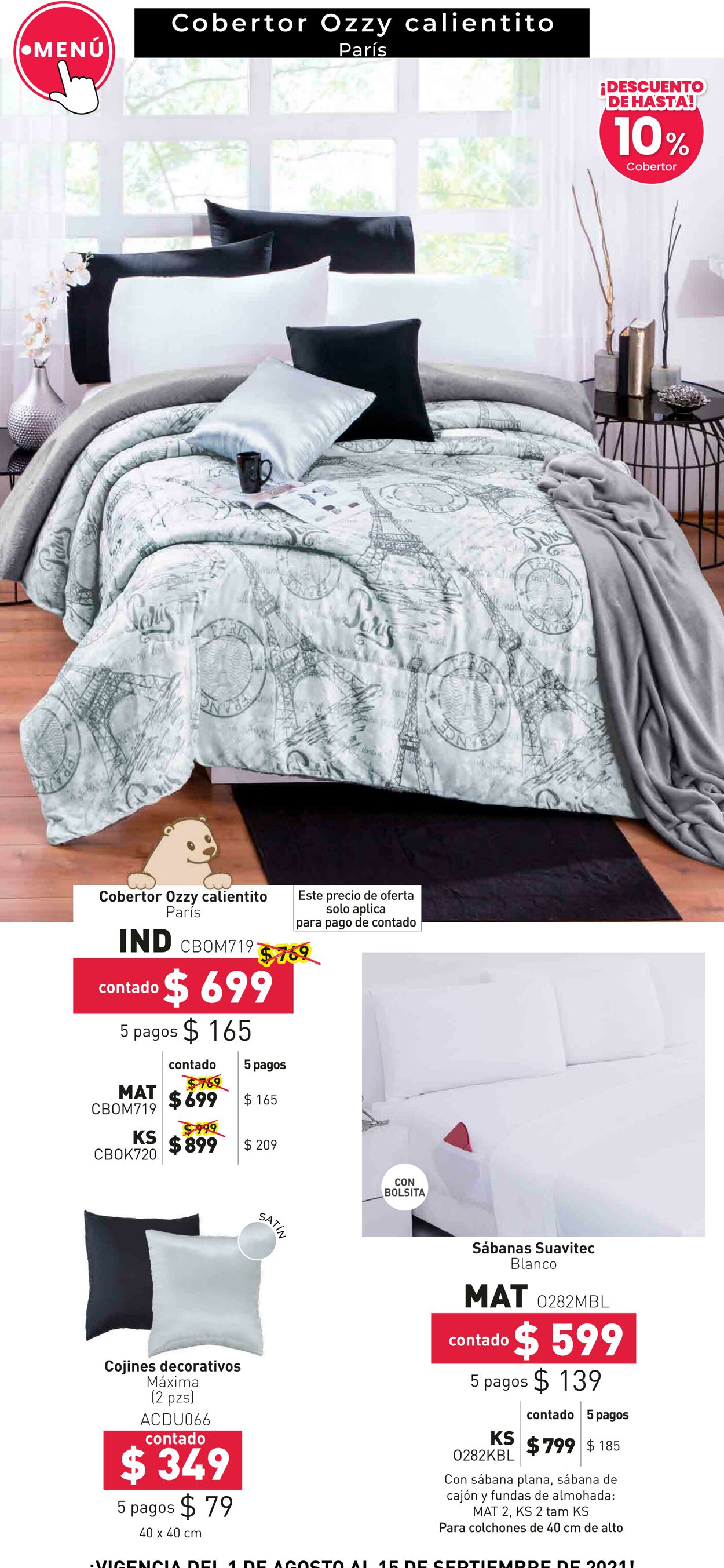 Catálogo Colchas Concord 01.08.2021 - 15.09.2021