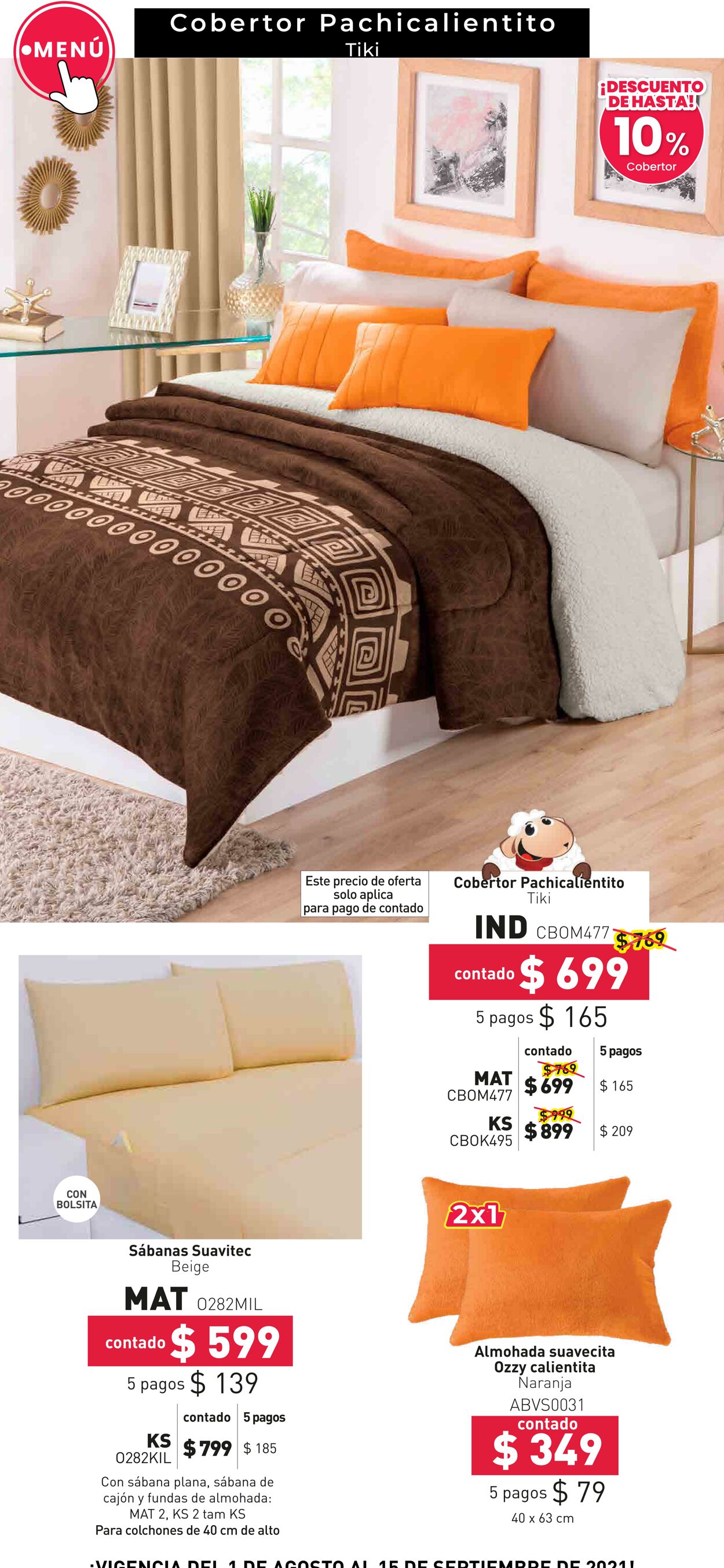 Catálogo Colchas Concord 01.08.2021 - 15.09.2021