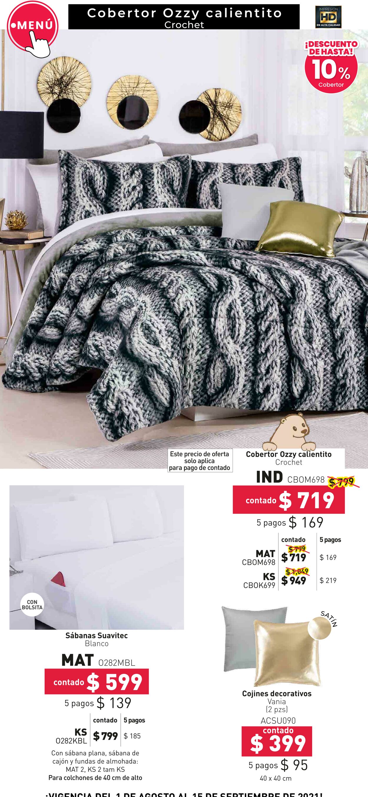 Catálogo Colchas Concord 01.08.2021 - 15.09.2021