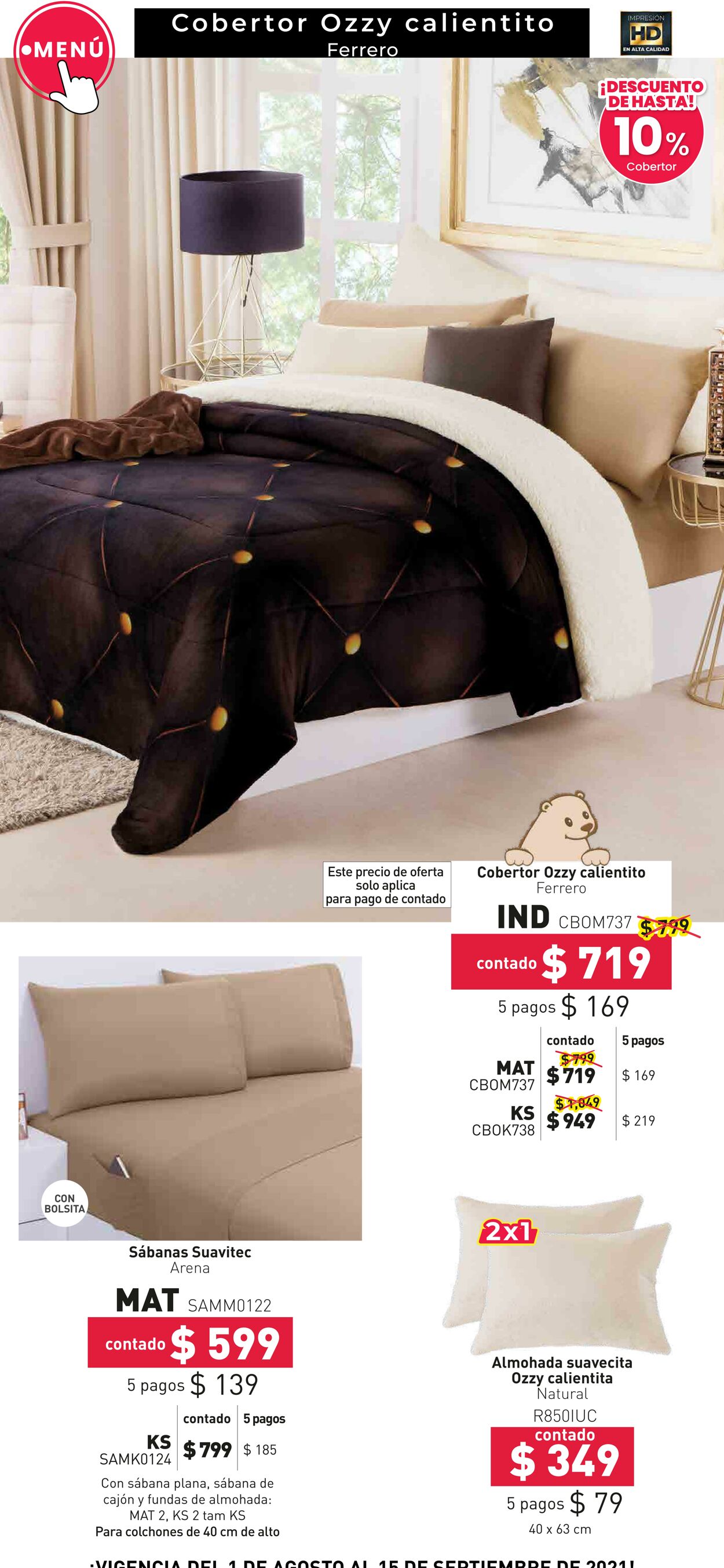 Catálogo Colchas Concord 01.08.2021 - 15.09.2021