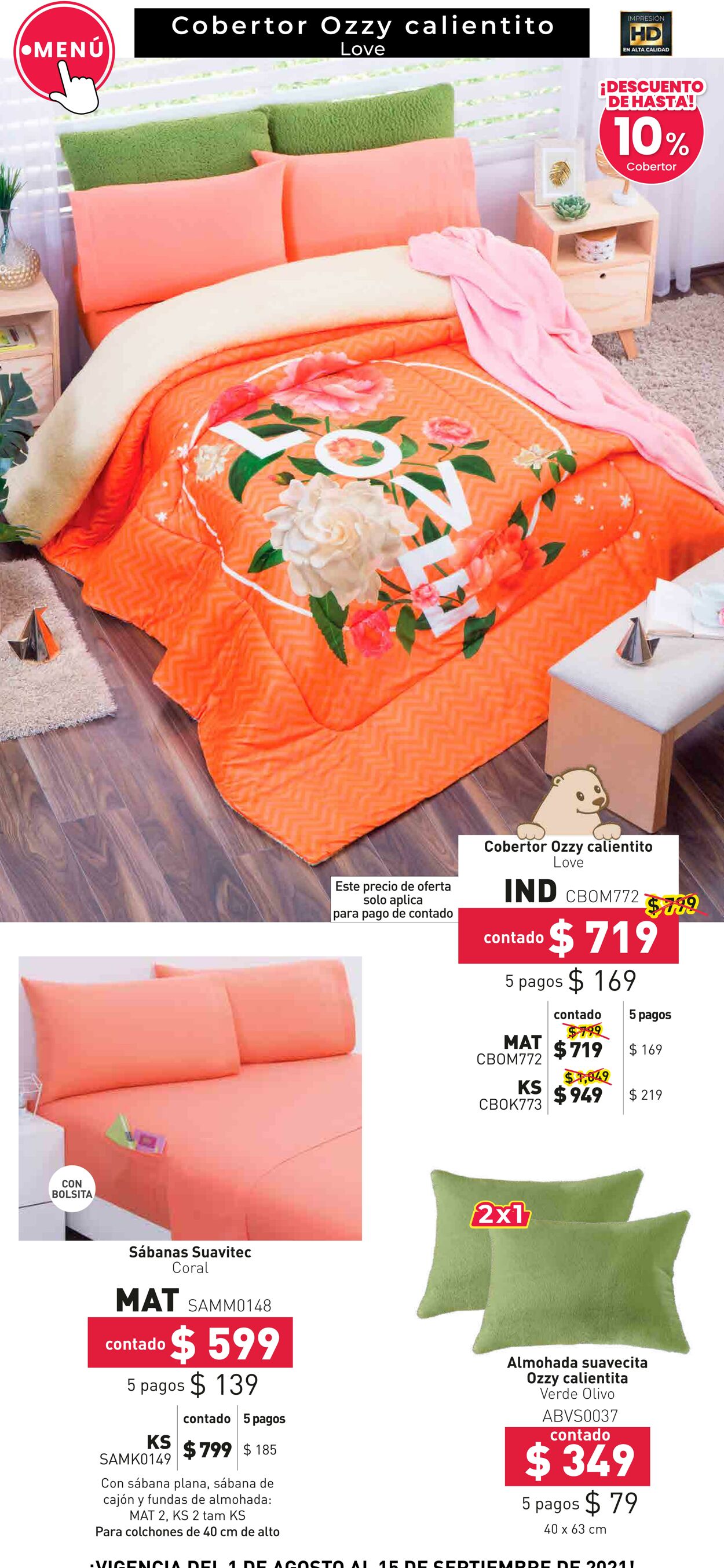 Catálogo Colchas Concord 01.08.2021 - 15.09.2021