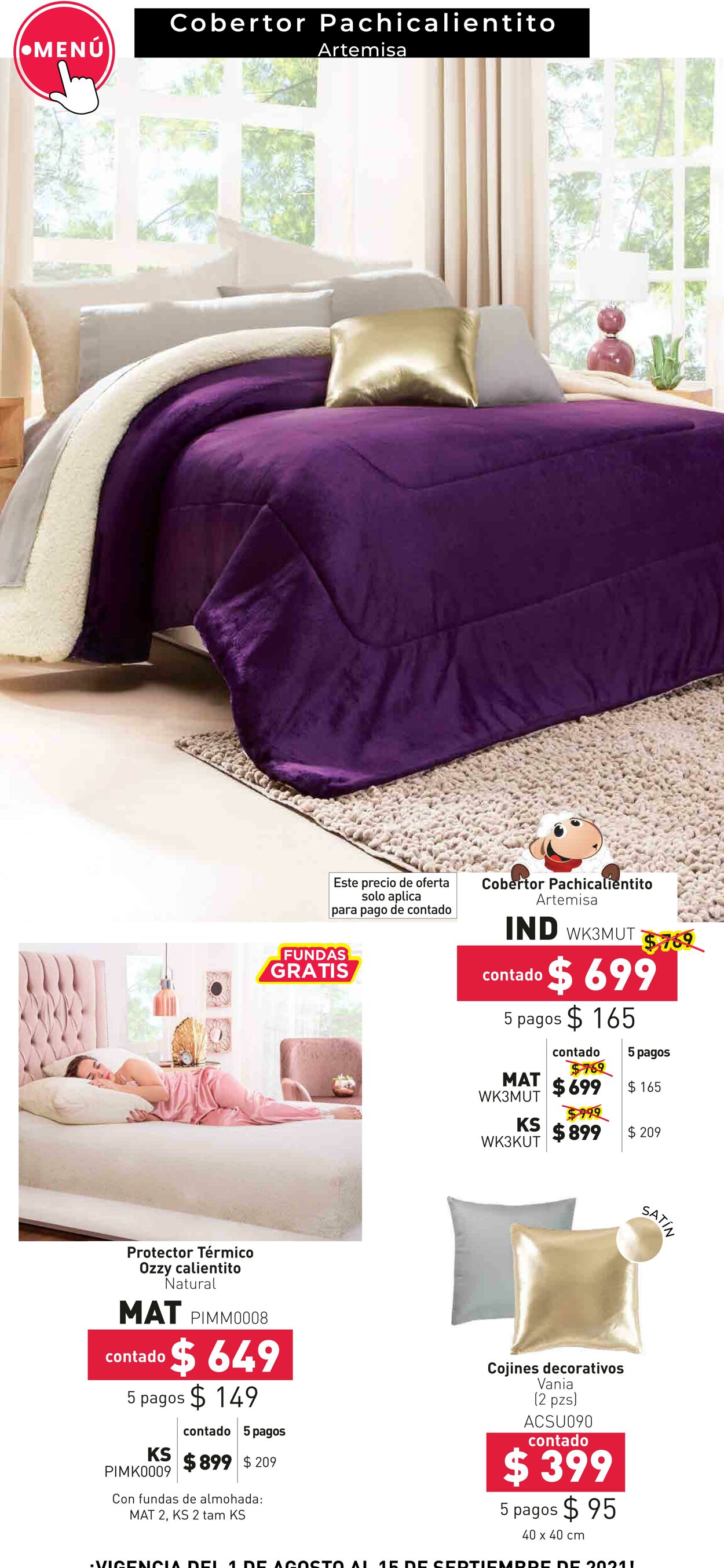 Catálogo Colchas Concord 01.08.2021 - 15.09.2021