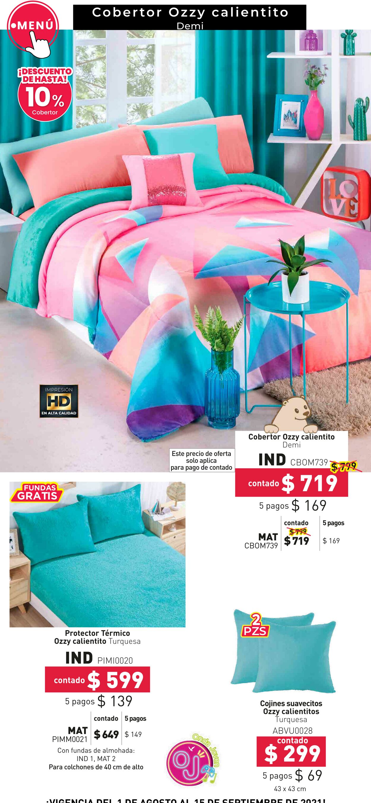 Catálogo Colchas Concord 01.08.2021 - 15.09.2021