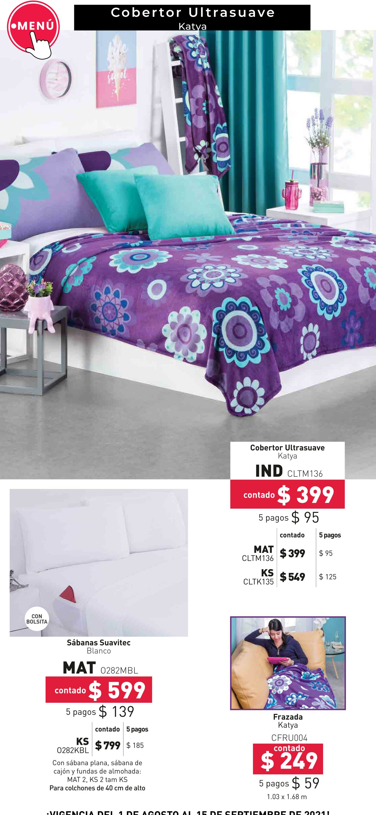 Catálogo Colchas Concord 01.08.2021 - 15.09.2021