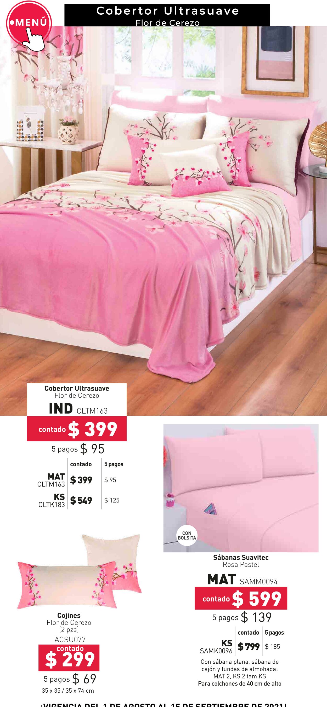 Catálogo Colchas Concord 01.08.2021 - 15.09.2021