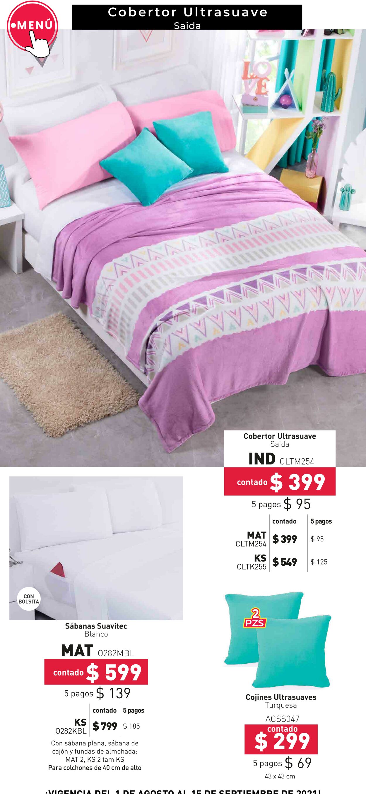 Catálogo Colchas Concord 01.08.2021 - 15.09.2021
